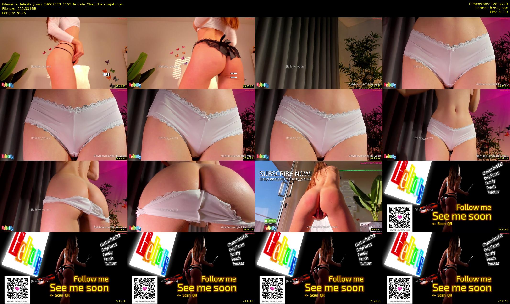 felicity_yours — 29 minute Chaturbate female cam show recording, 720p, Jun 24, 2023