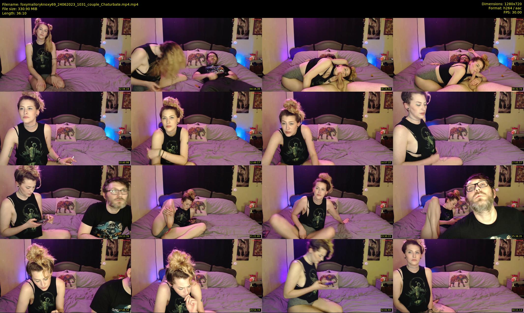 foxymalloryknoxy69 — 37 minute Chaturbate couple cam show recording, 720p, Jun 24, 2023