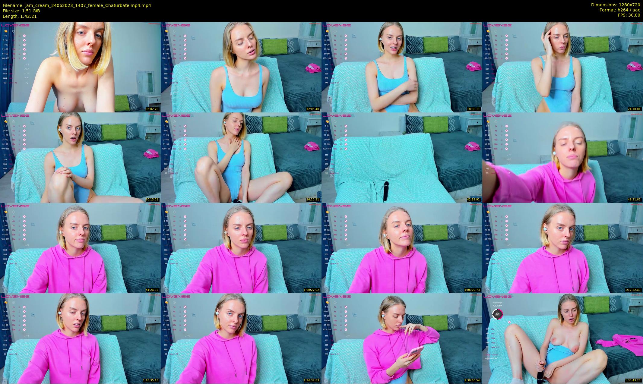 jam_cream — 103 minute Chaturbate female cam show recording, 720p, Jun 24, 2023