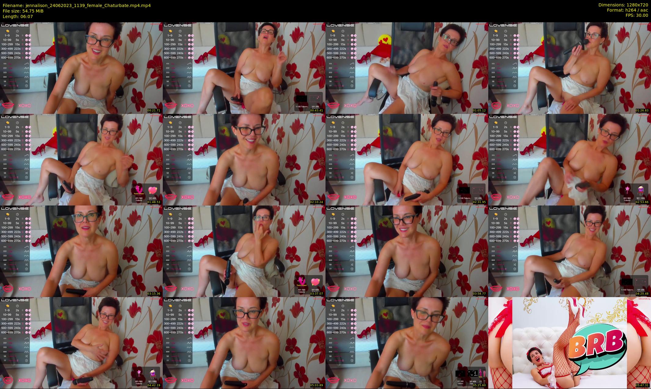 jennalison — 7 minute Chaturbate female cam show recording, 720p, Jun 24, 2023