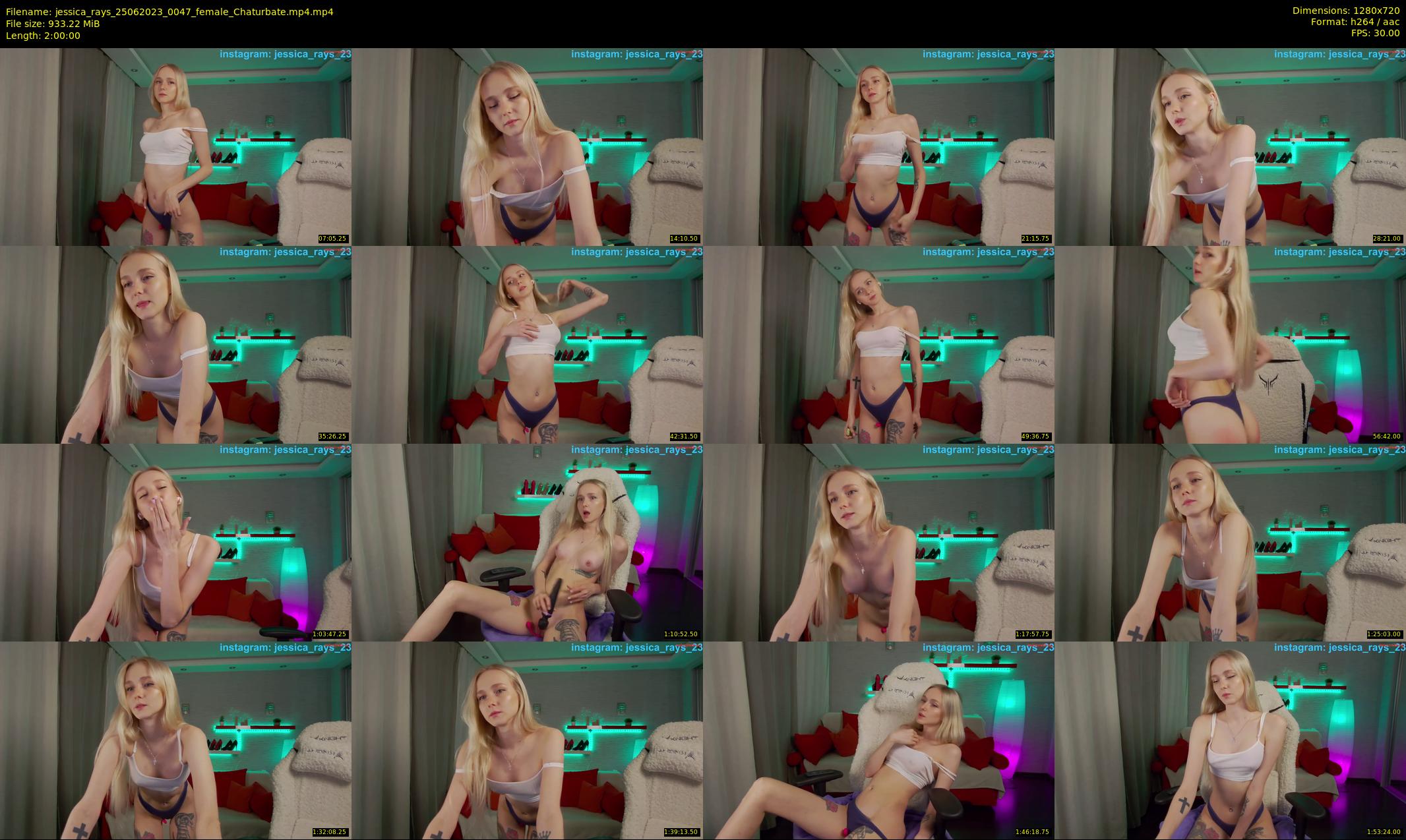 jessica_rays — 120 minute Chaturbate couple cam show recording, 720p, Jun 25, 2023