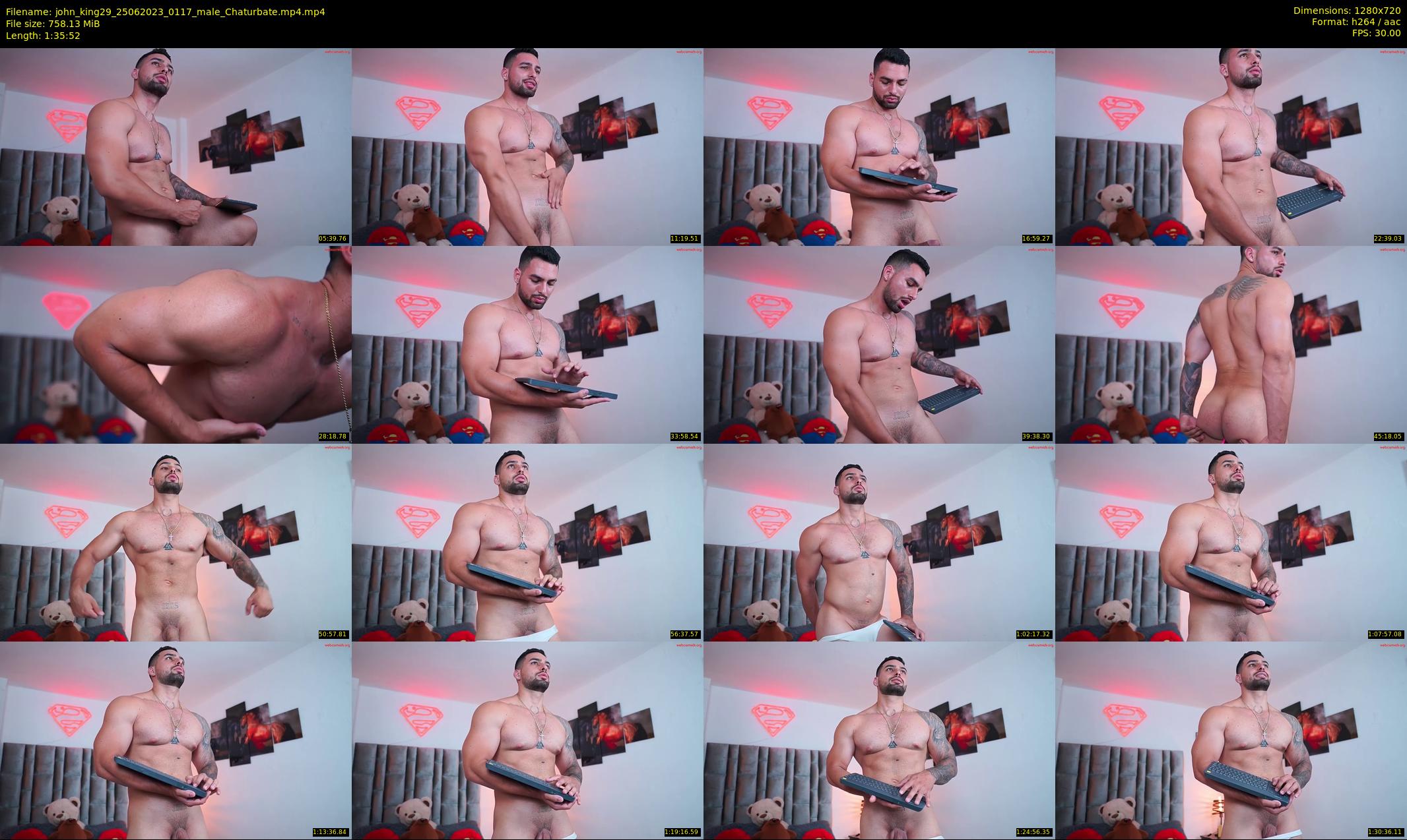 john_king29 — 96 minute Chaturbate male cam show recording, 720p, Jun 25, 2023