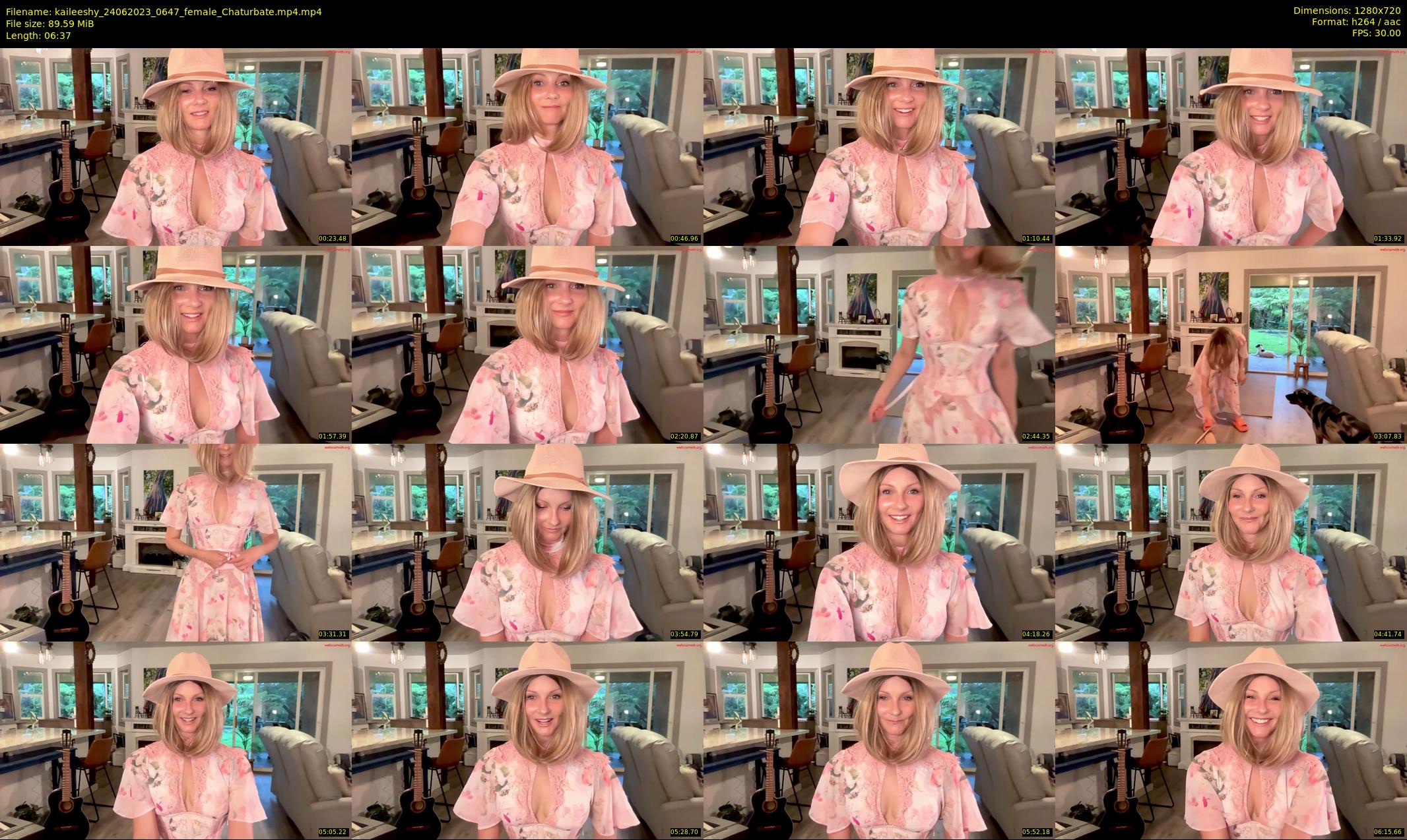 kaileeshy — 7 minute Chaturbate female cam show recording, 720p, Jun 24, 2023