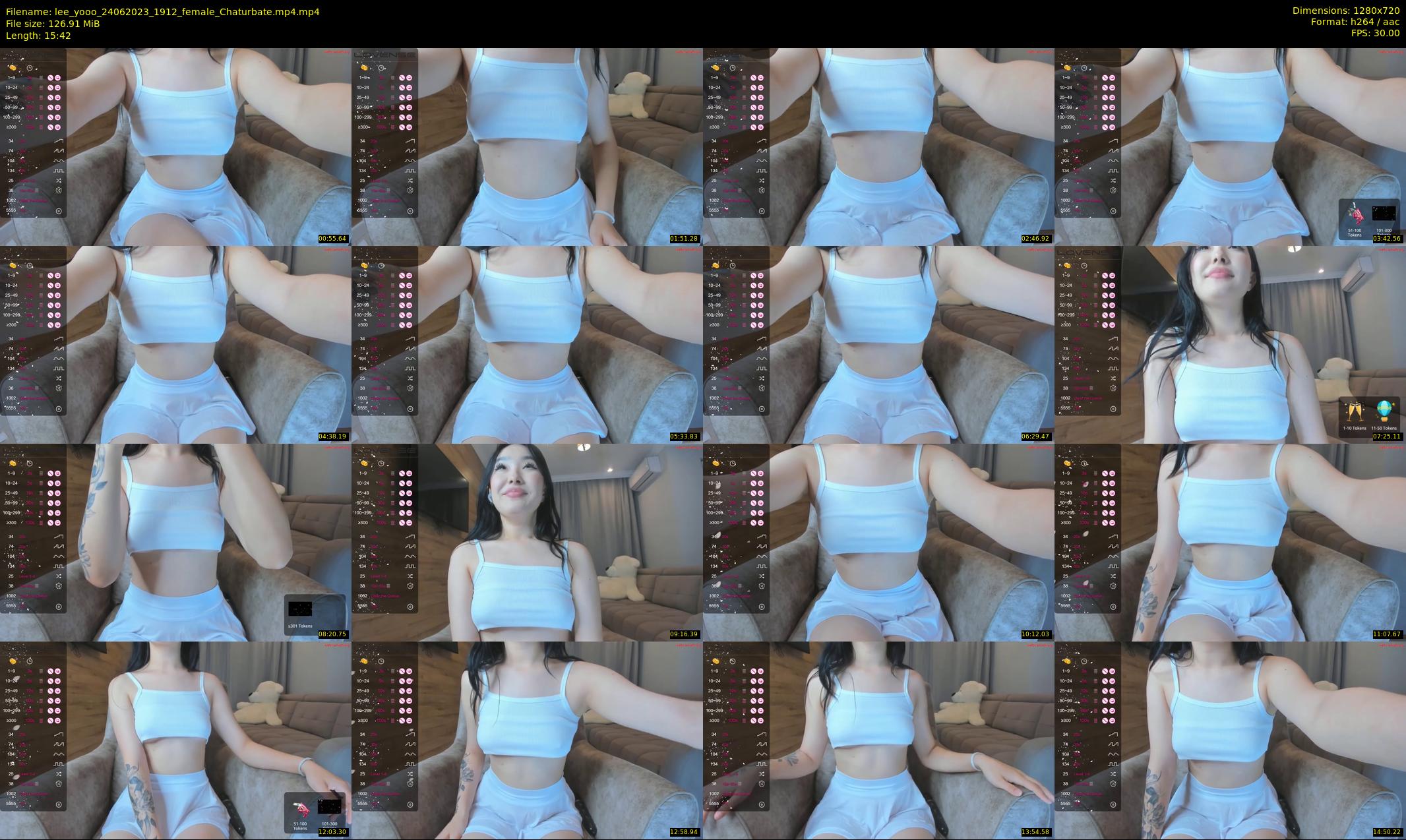 lee_yooo — 16 minute Chaturbate female cam show recording, 720p, Jun 24, 2023