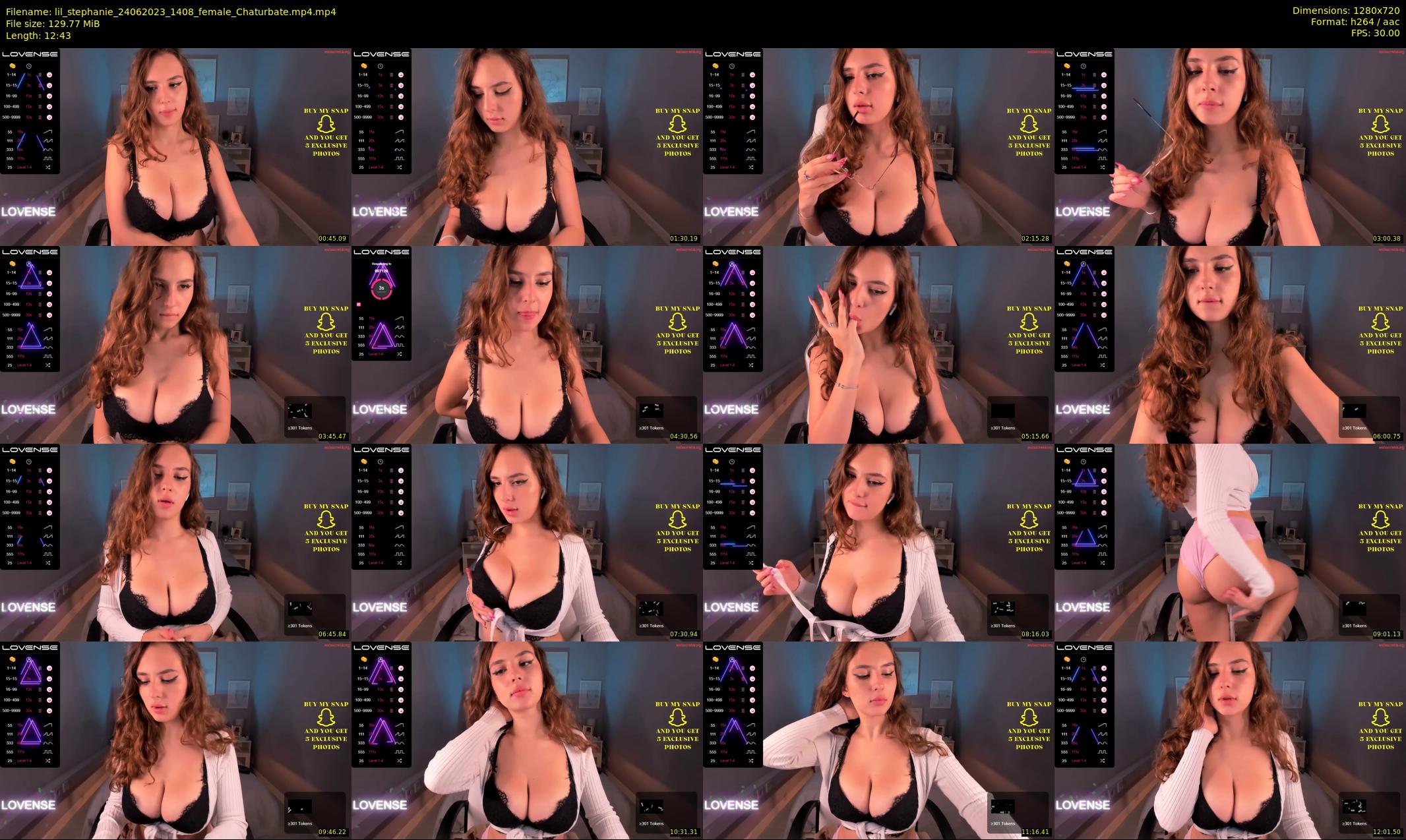 lil_stephanie — 13 minute Chaturbate female cam show recording, 720p, Jun 24, 2023