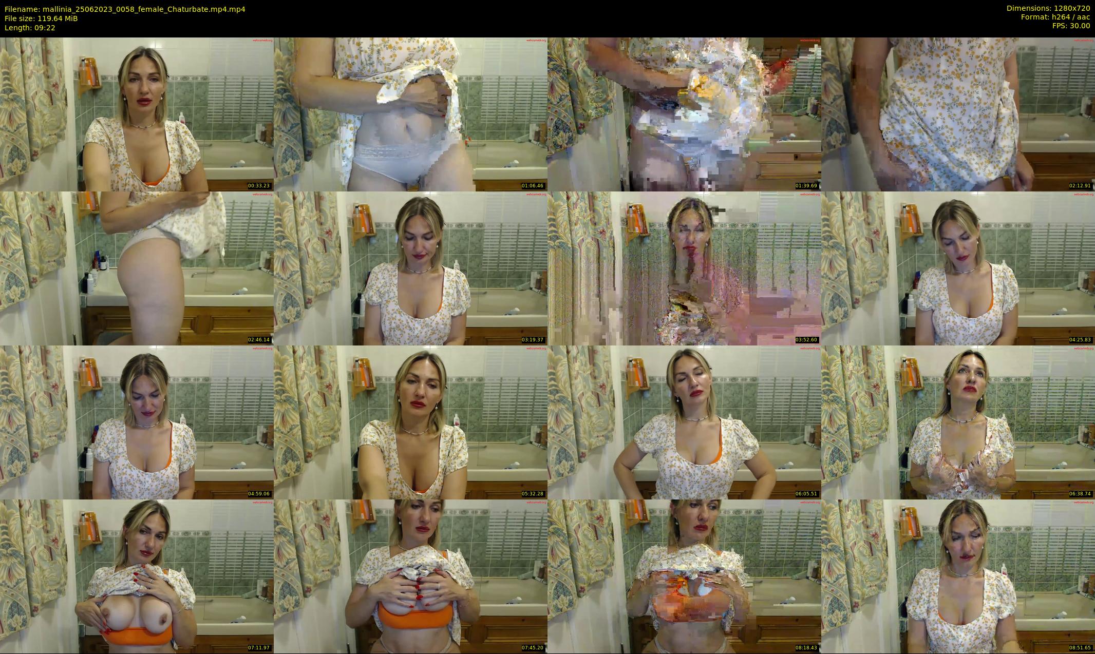 mallinia — 10 minute Chaturbate female cam show recording, 720p, Jun 25, 2023