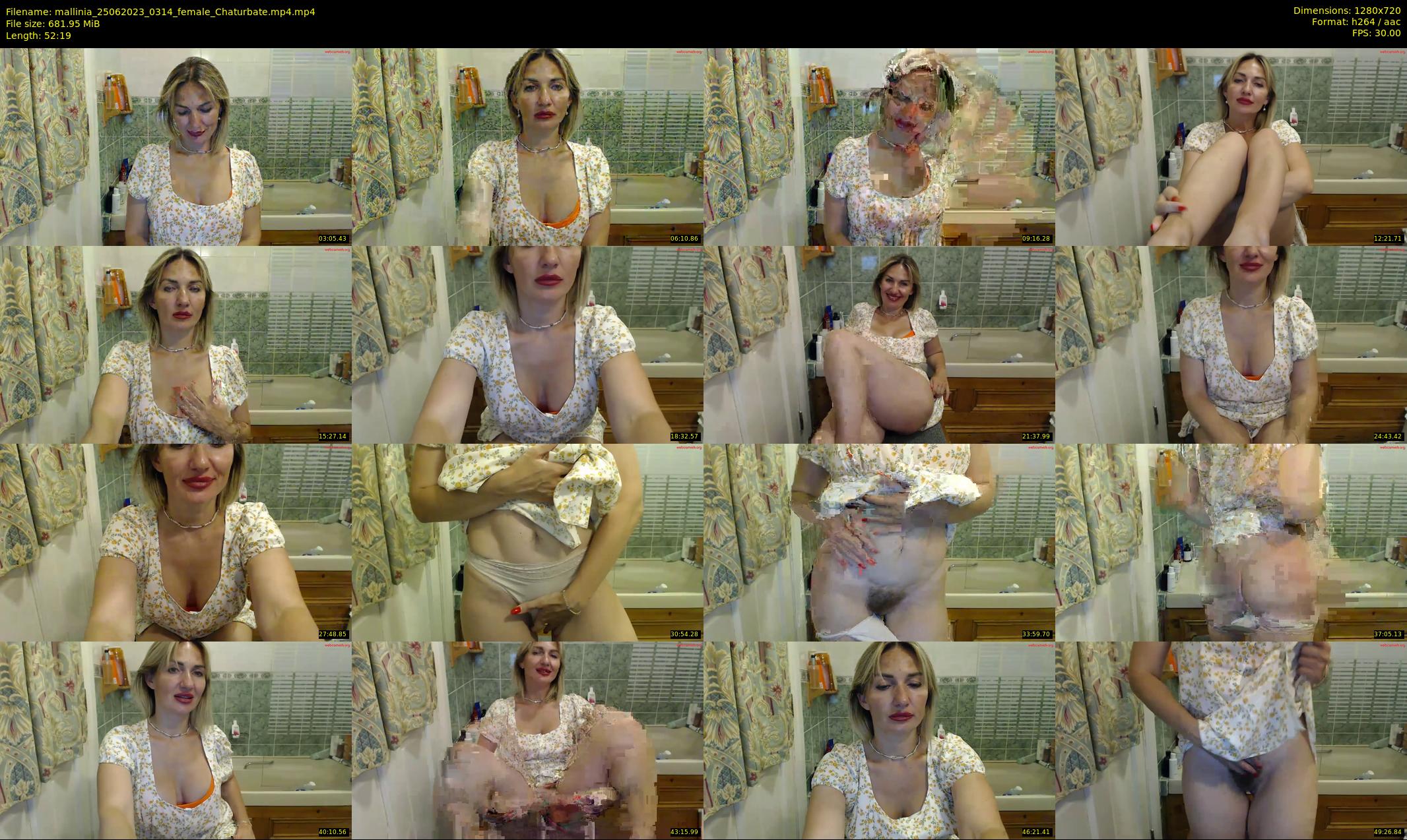 mallinia — 53 minute Chaturbate female cam show recording, 720p, Jun 25, 2023