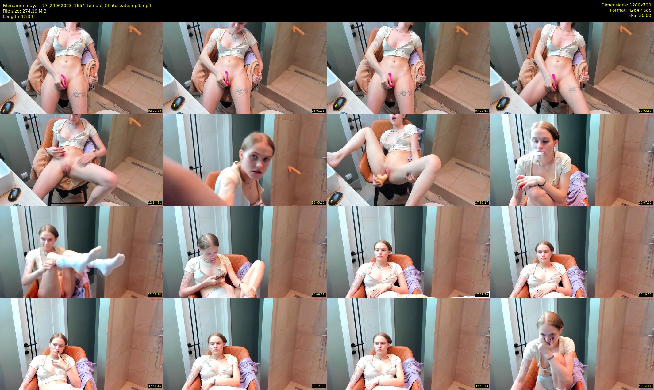 maya__77 — 43 minute Chaturbate female cam show recording, 720p, Jun 24, 2023