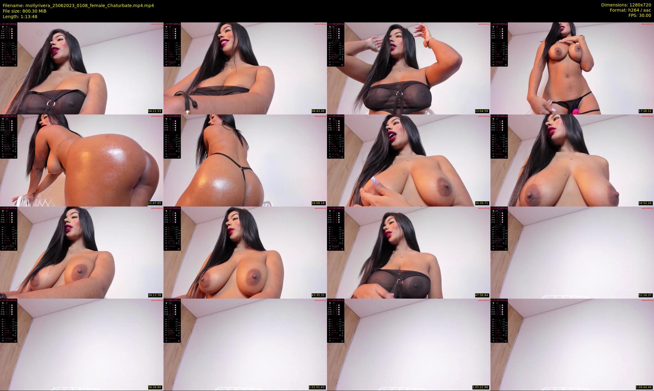 mollyrivera — 74 minute Chaturbate female cam show recording, 720p, Jun 25, 2023