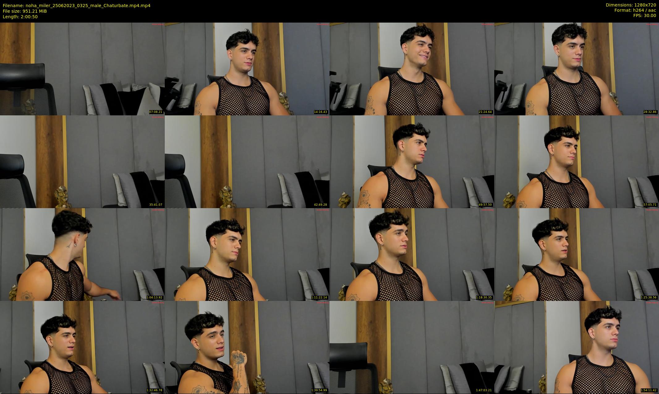 noha_miler — 121 minute Chaturbate male cam show recording, 720p, Jun 25, 2023