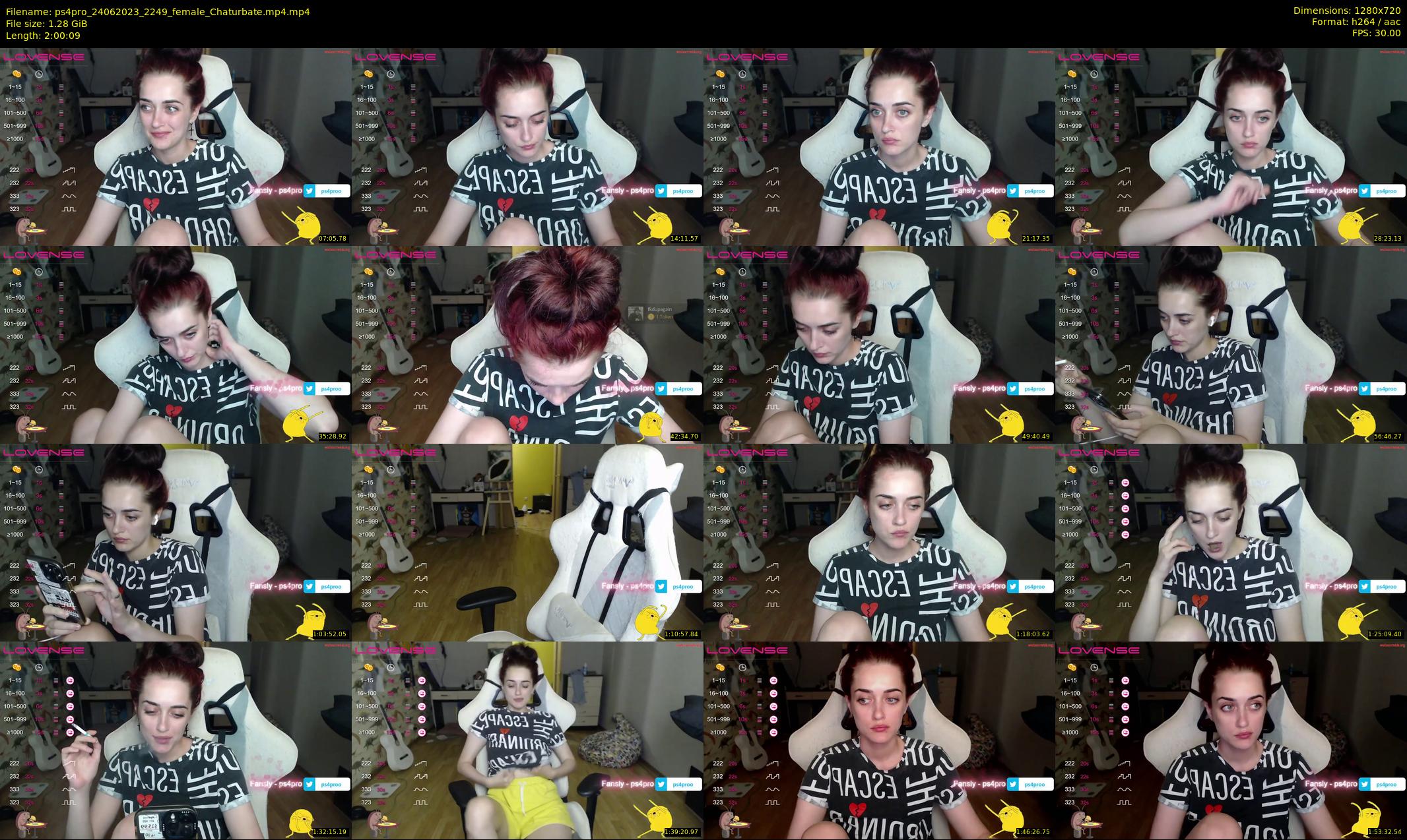 ps4pro — 121 minute Chaturbate female cam show recording, 720p, Jun 24, 2023