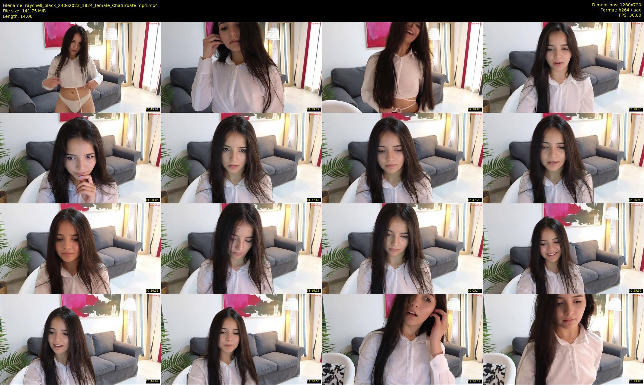 raychell_black — 14 minute Chaturbate female cam show recording, 720p, Jun 24, 2023