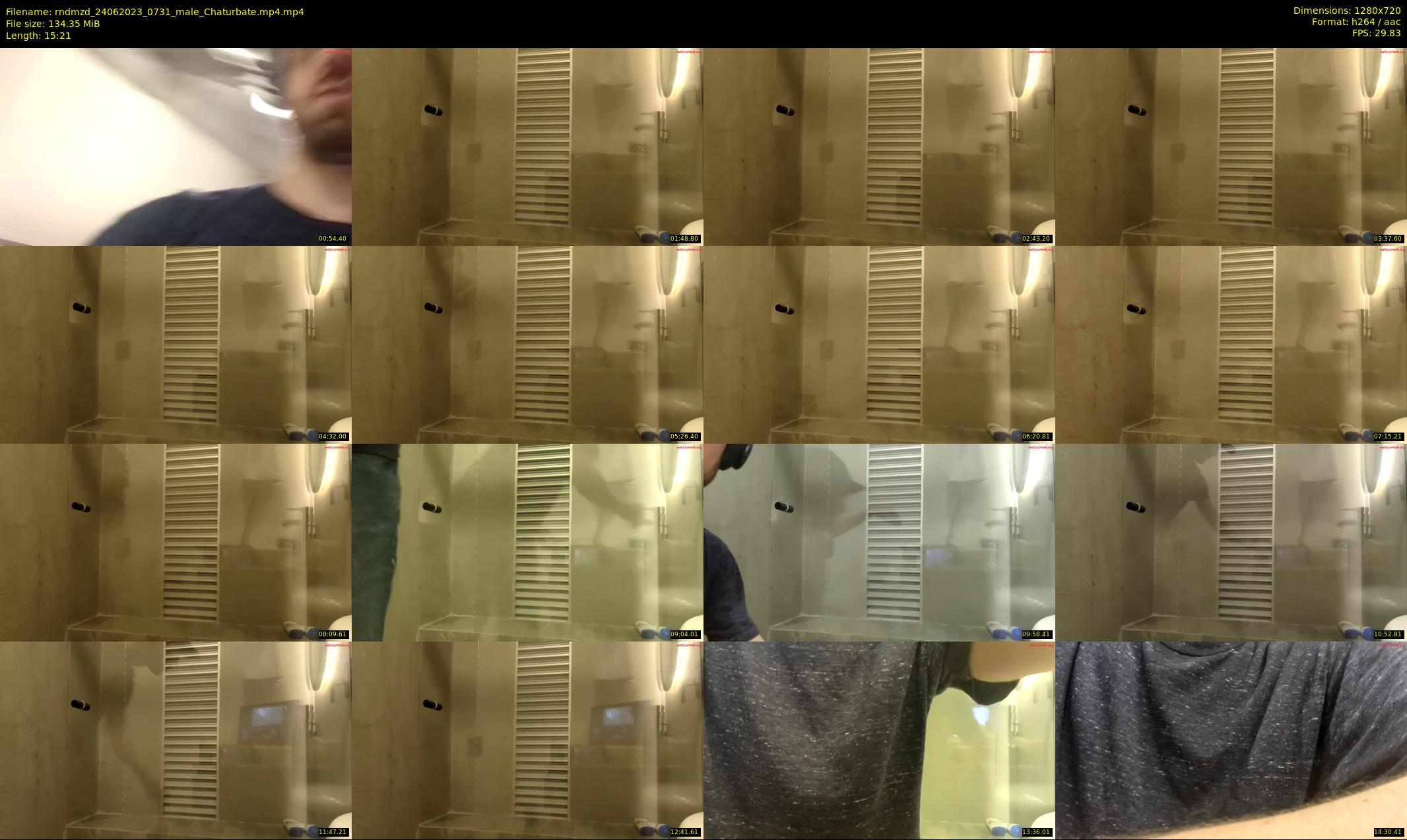 rndmzd — 16 minute Chaturbate male cam show recording, 720p, Jun 24, 2023