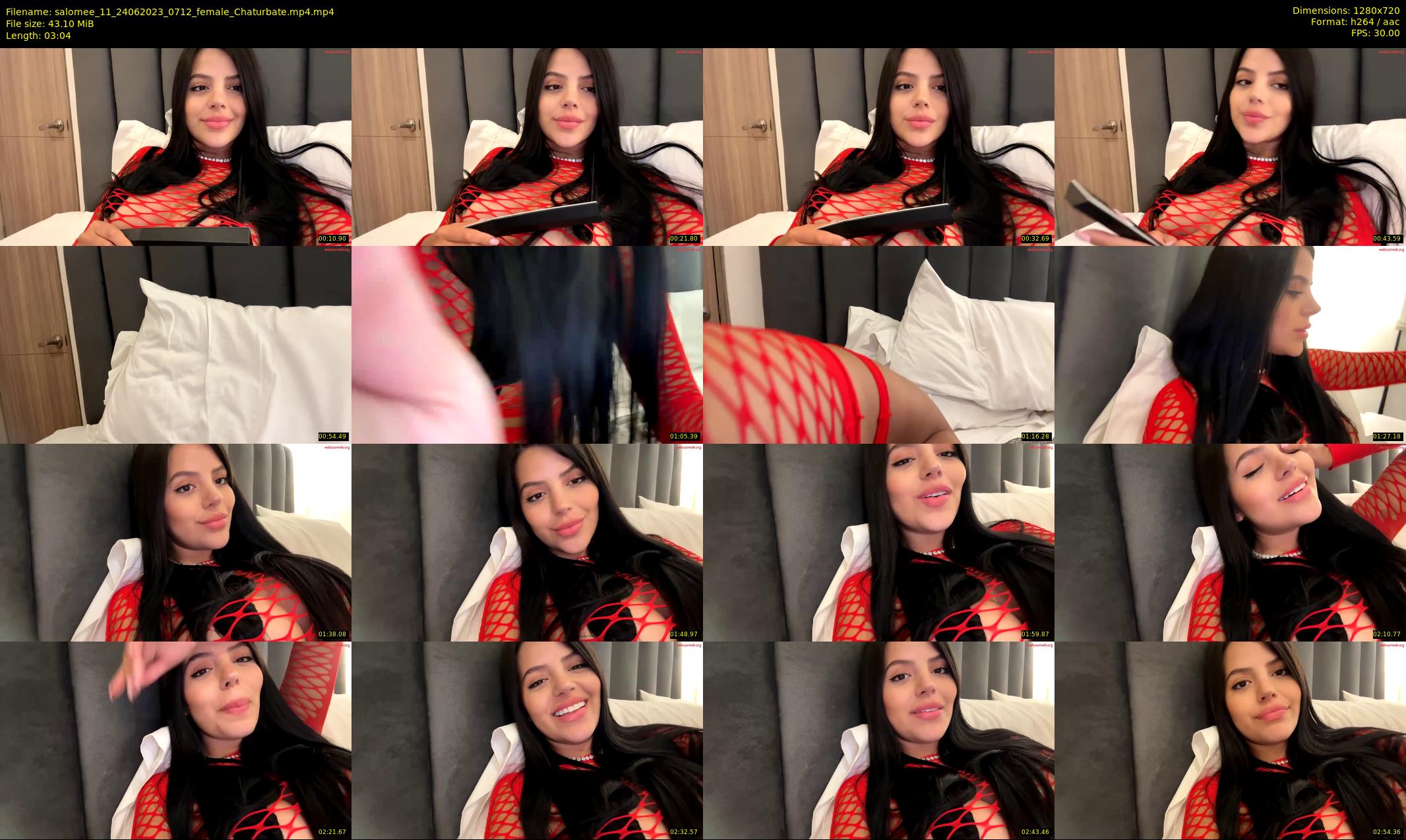salomee_11 — 4 minute Chaturbate female cam show recording, 720p, Jun 24, 2023