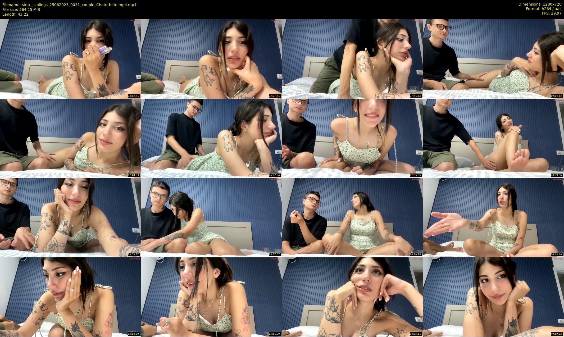 step__siblings — 44 minute Chaturbate couple cam show recording, 720p, Jun 25, 2023