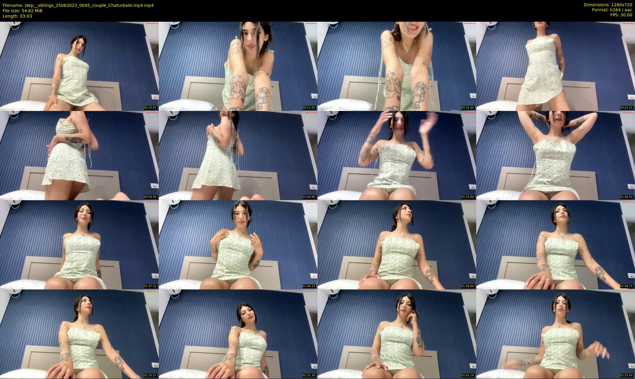 step__siblings — 4 minute Chaturbate couple cam show recording, 720p, Jun 25, 2023