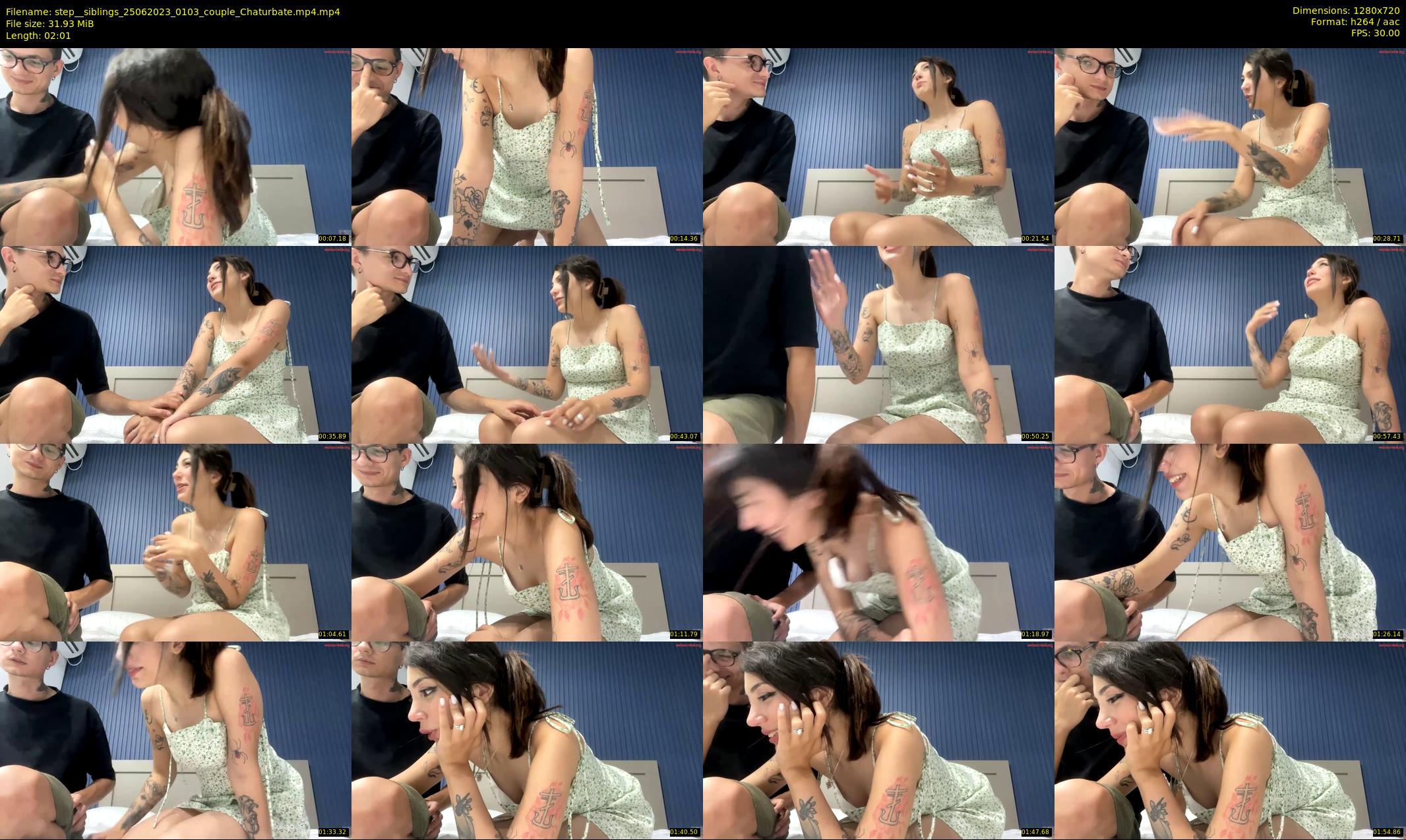step__siblings — 3 minute Chaturbate couple cam show recording, 720p, Jun 25, 2023