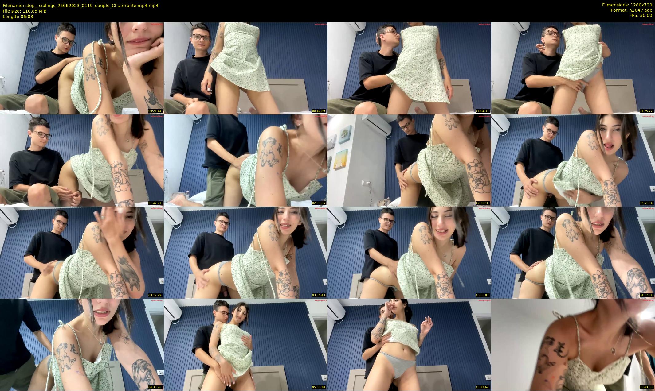 step__siblings — 7 minute Chaturbate couple cam show recording, 720p, Jun 25, 2023