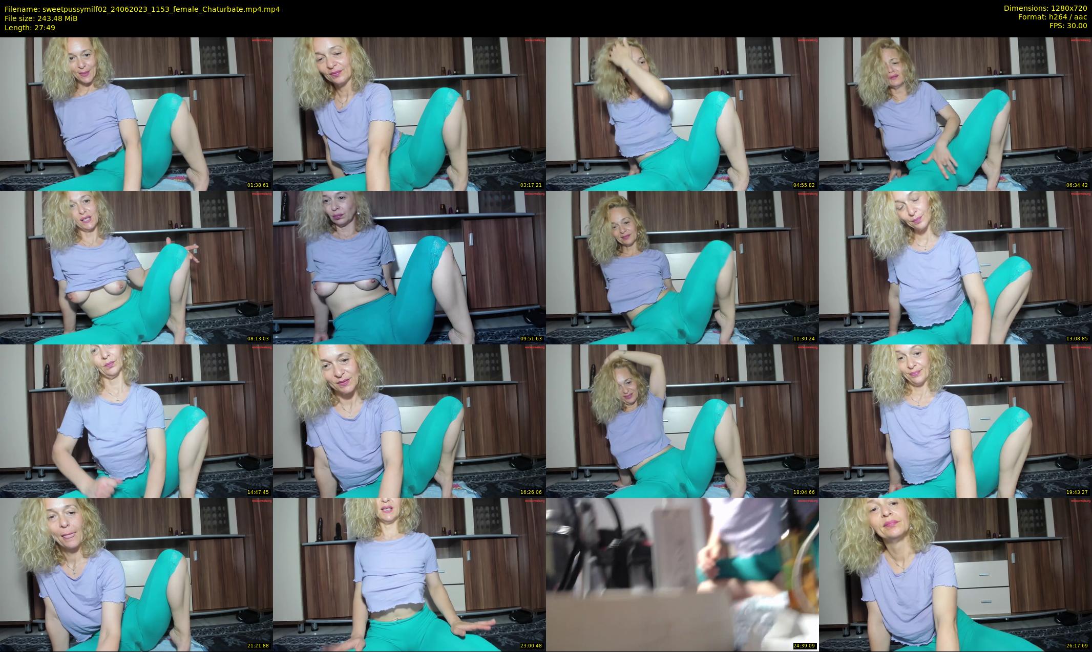 sweetpussymilf02 — 28 minute Chaturbate female cam show recording, 720p, Jun 24, 2023