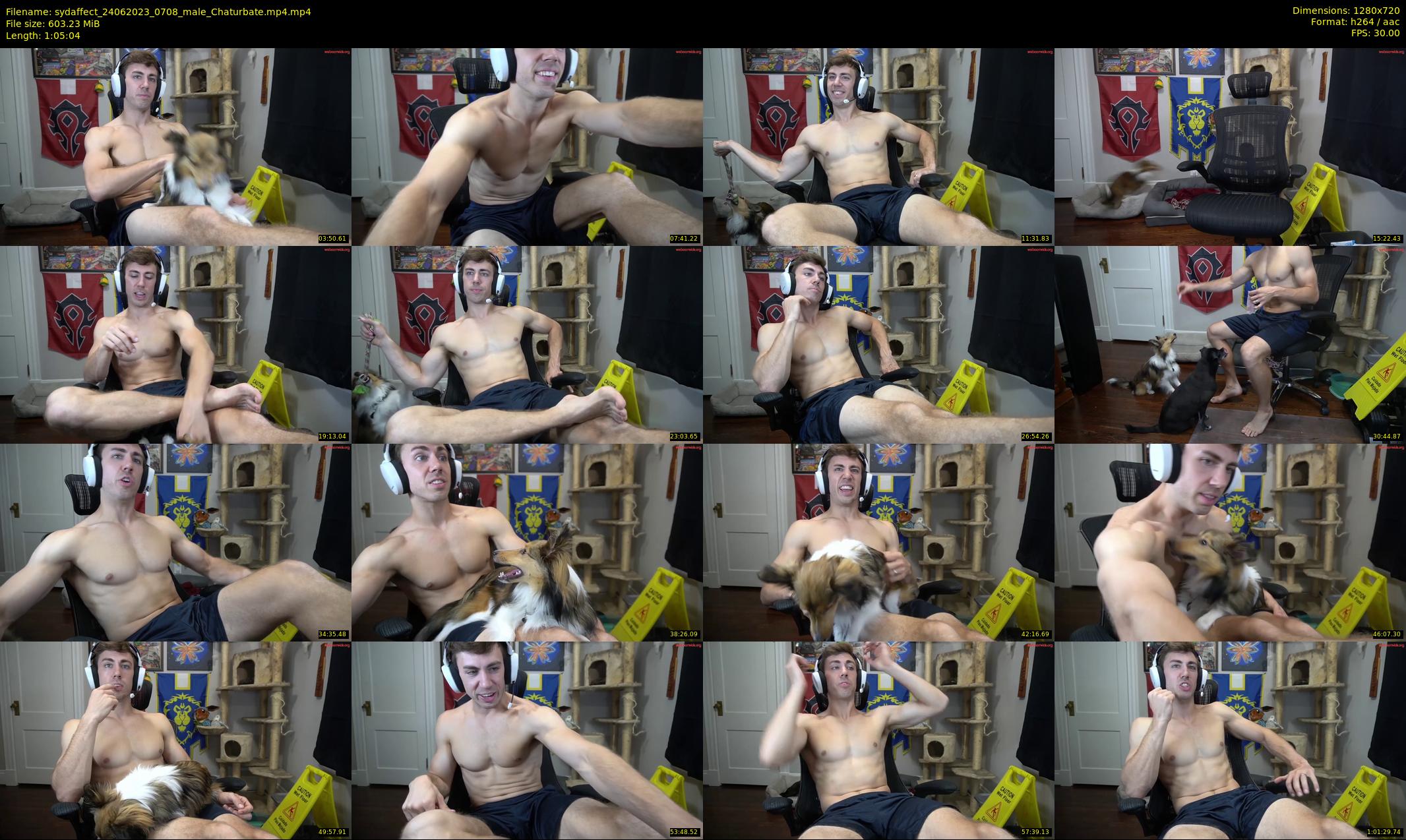 sydaffect — 66 minute Chaturbate male cam show recording, 720p, Jun 24, 2023
