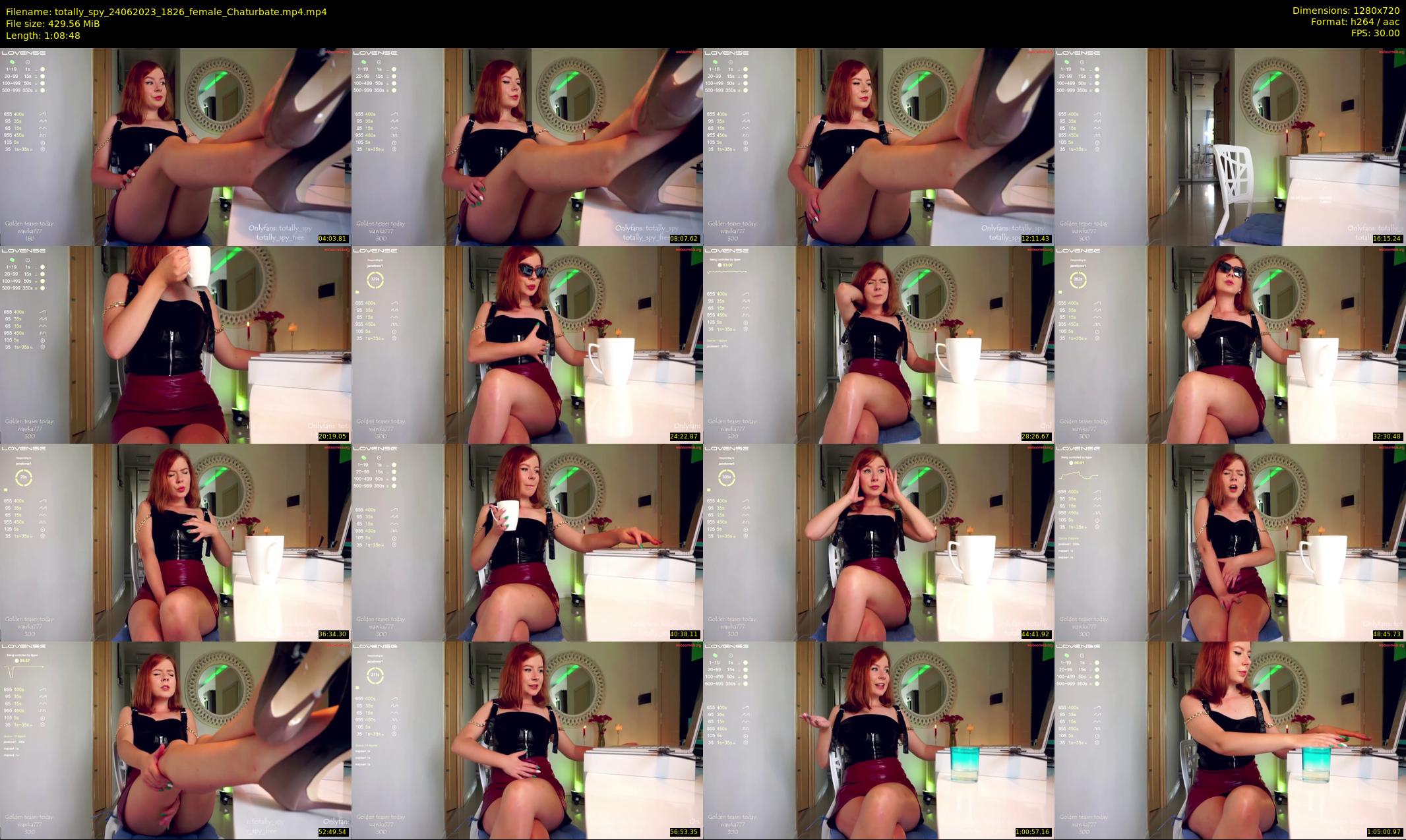 totally_spy — 69 minute Chaturbate female cam show recording, 720p, Jun 24, 2023