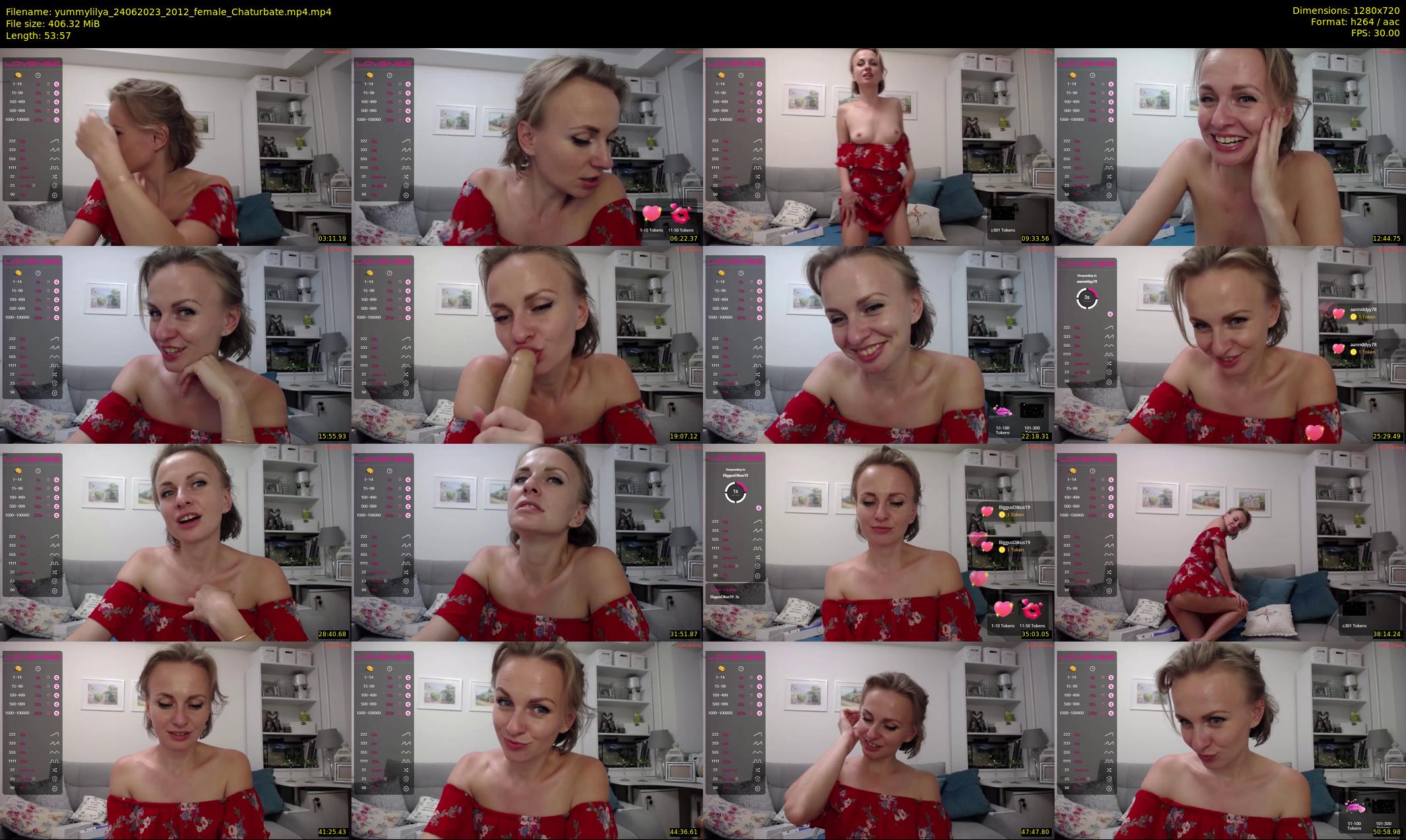 yummylilya — 54 minute Chaturbate female cam show recording, 720p, Jun 24, 2023