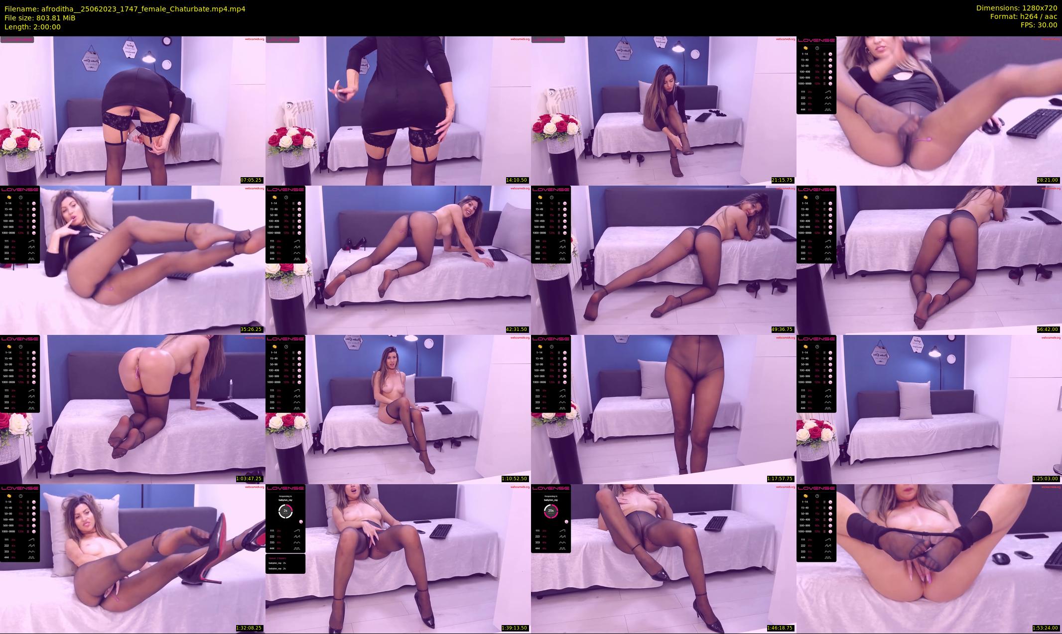 afroditha_ — 120 minute Chaturbate female cam show recording, 720p, Jun 25, 2023