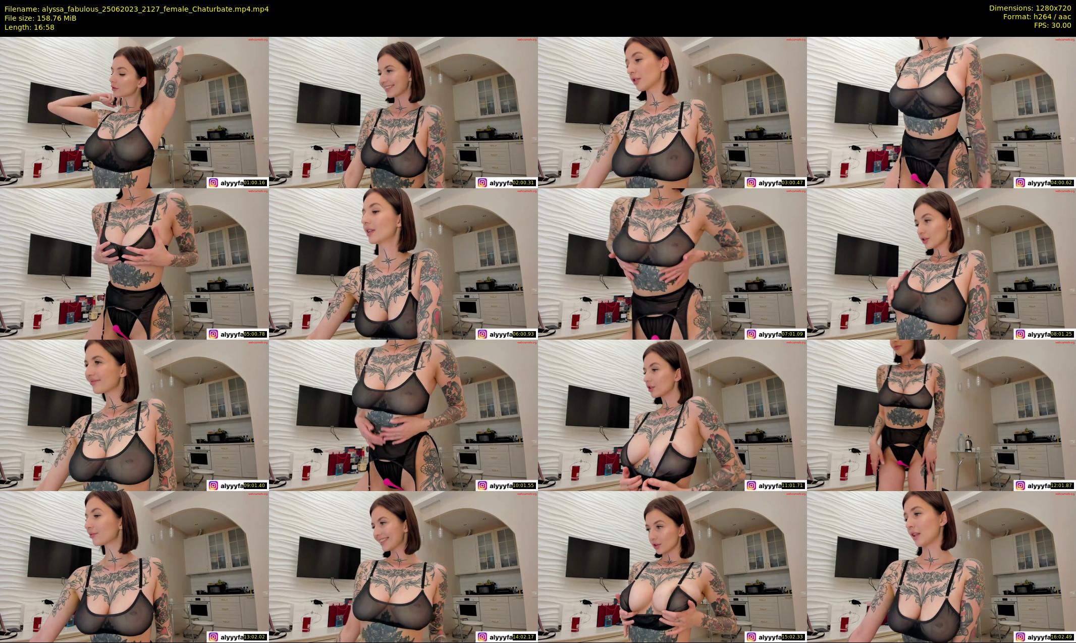 alyssa_fabulous — 17 minute Chaturbate female cam show recording, 720p, Jun 25, 2023