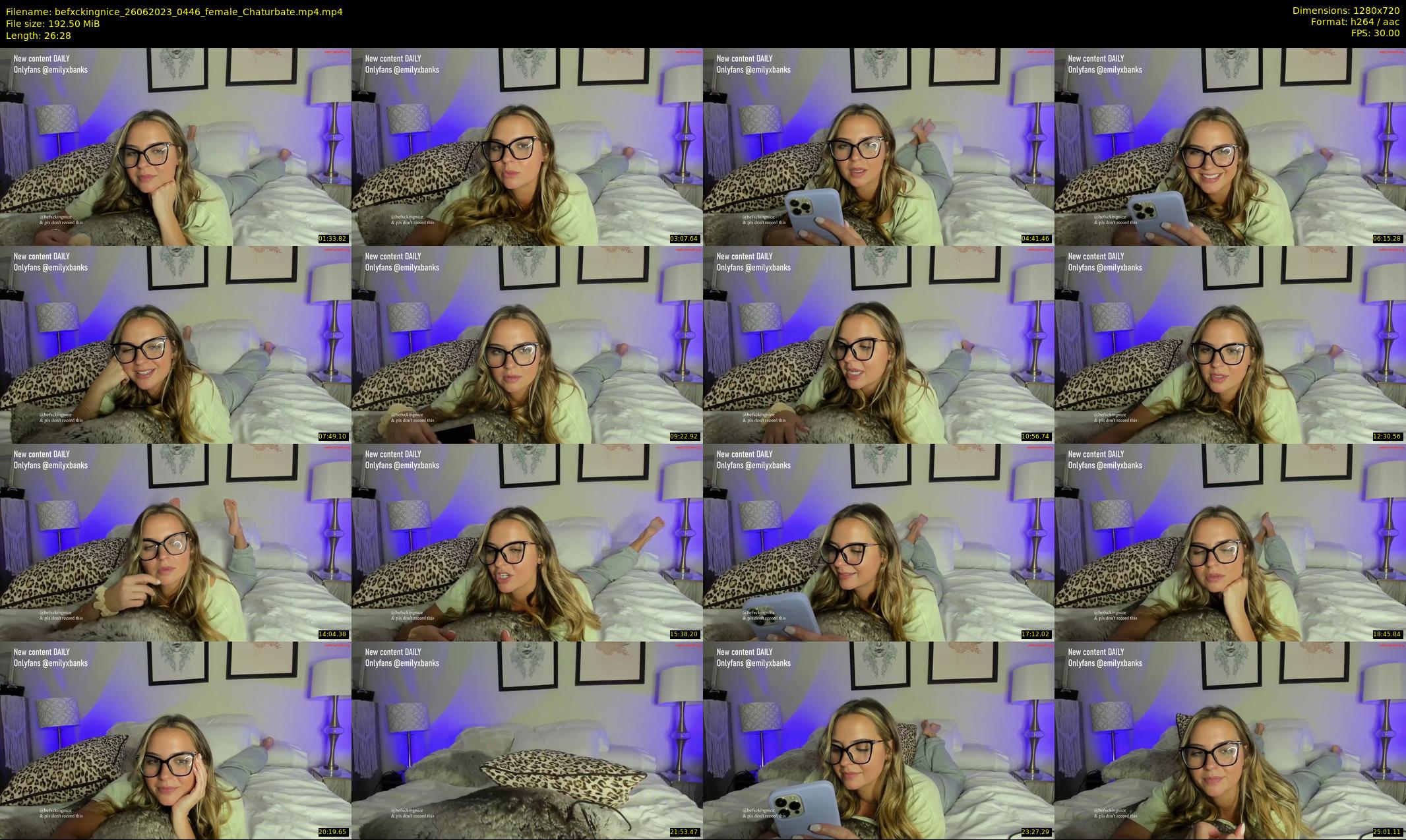 befxckingnice — 27 minute Chaturbate female cam show recording, 720p, Jun 26, 2023