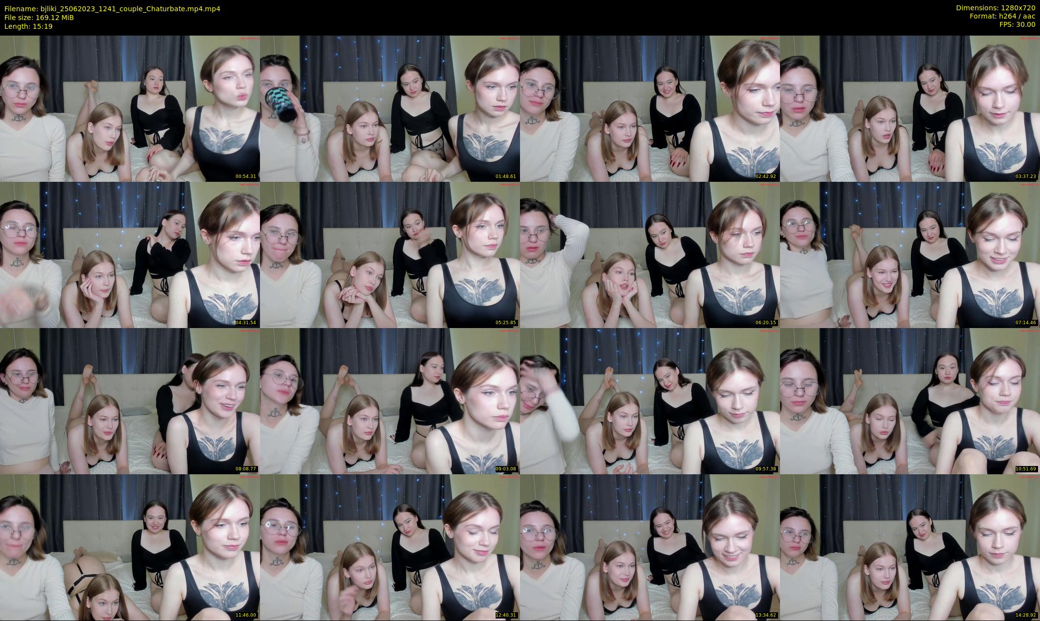 bjliki — 16 minute Chaturbate couple cam show recording, 720p, Jun 25, 2023