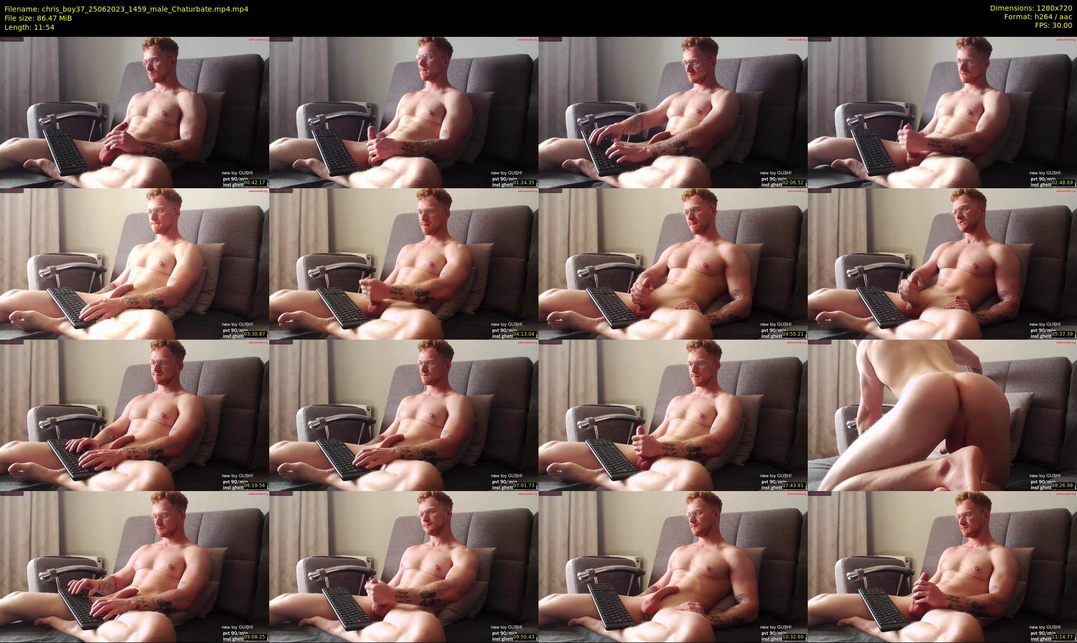 chris_boy37 — 12 minute Chaturbate male cam show recording, 720p, Jun 25, 2023