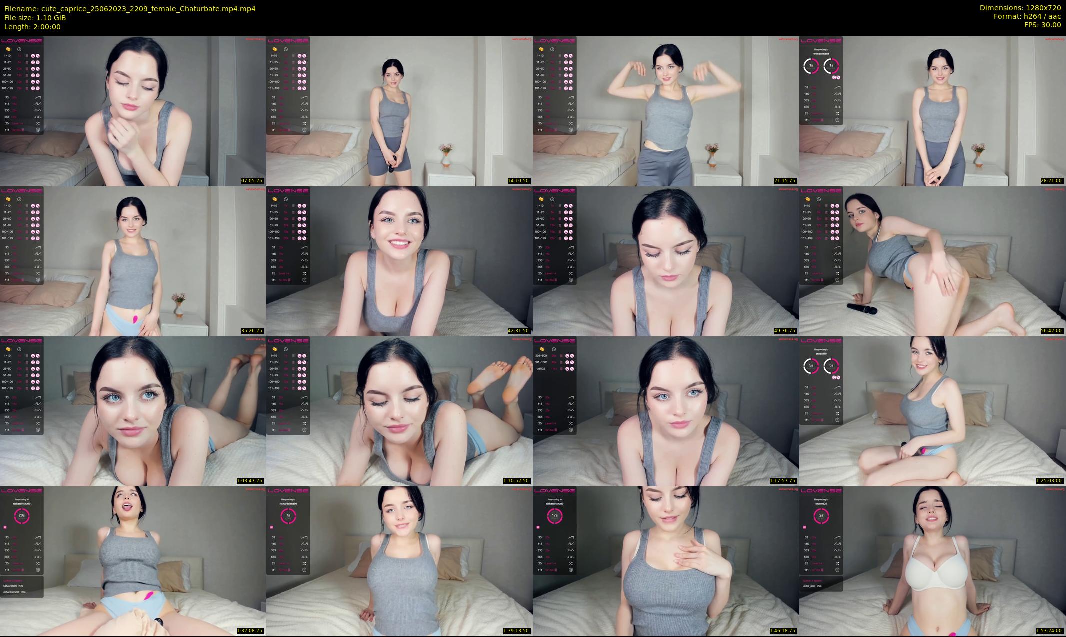 cute_caprice — 120 minute Chaturbate female cam show recording, 720p, Jun 25, 2023