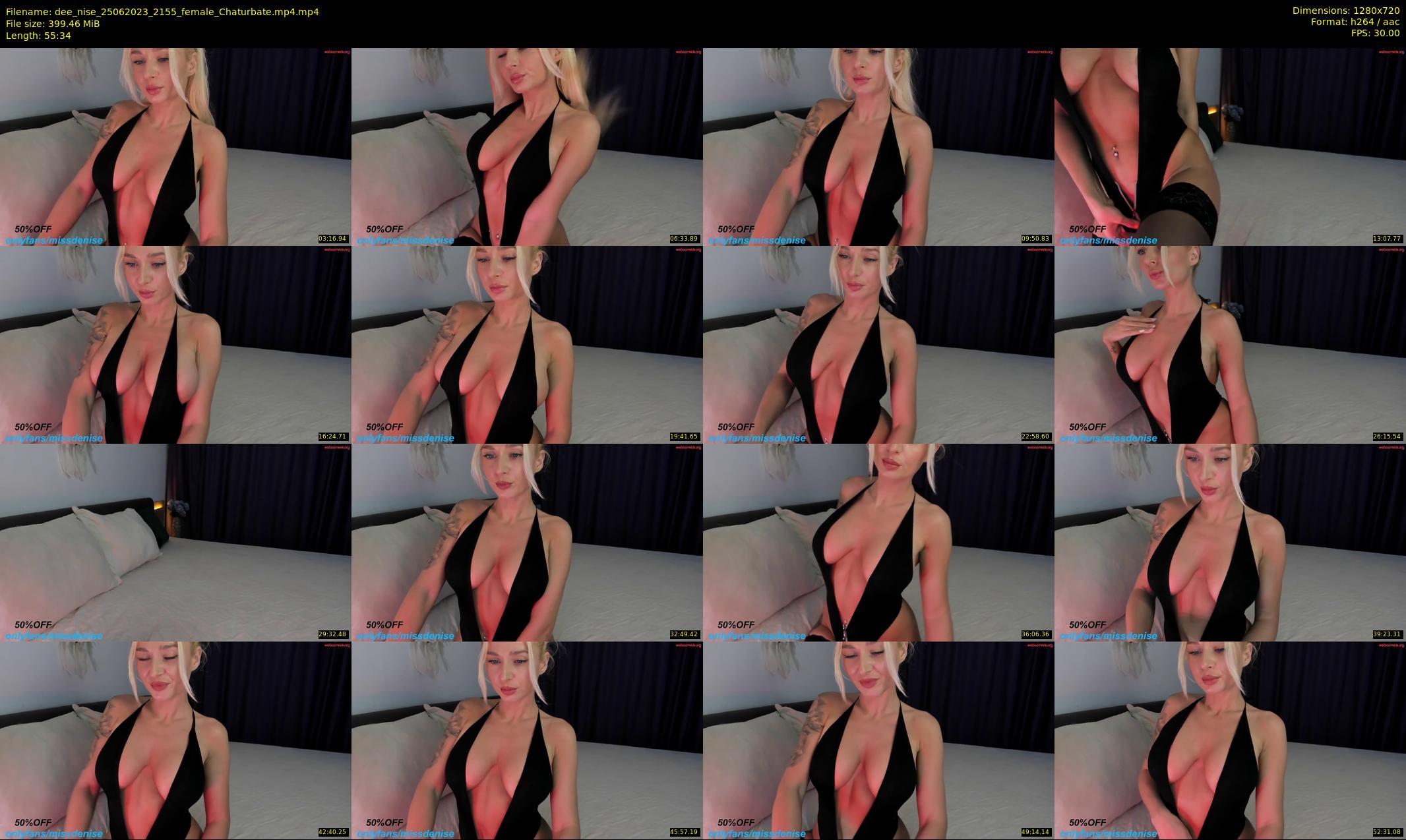 dee_nise — 56 minute Chaturbate female cam show recording, 720p, Jun 25, 2023