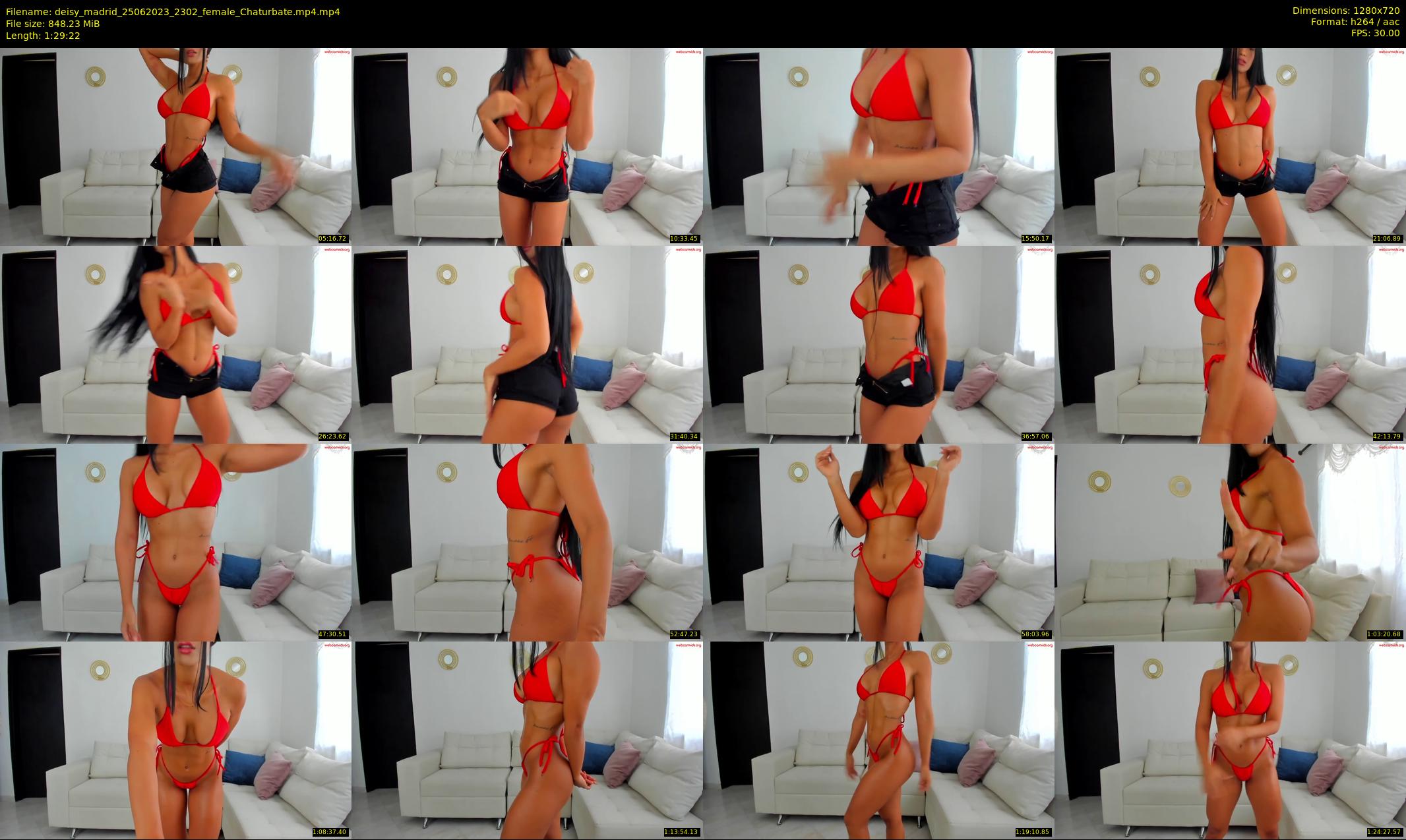 deisy_madrid — 90 minute Chaturbate female cam show recording, 720p, Jun 25, 2023