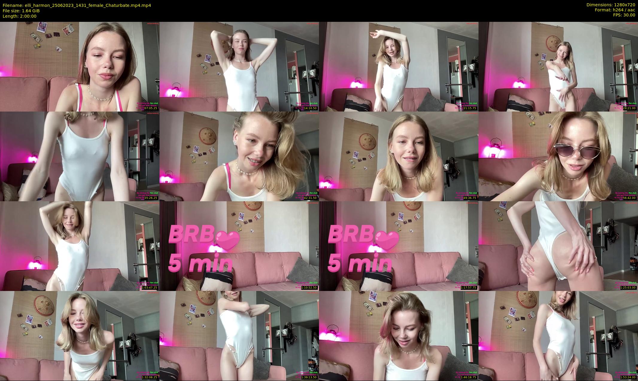 elli_harmon — 120 minute Chaturbate female cam show recording, 720p, Jun 25, 2023