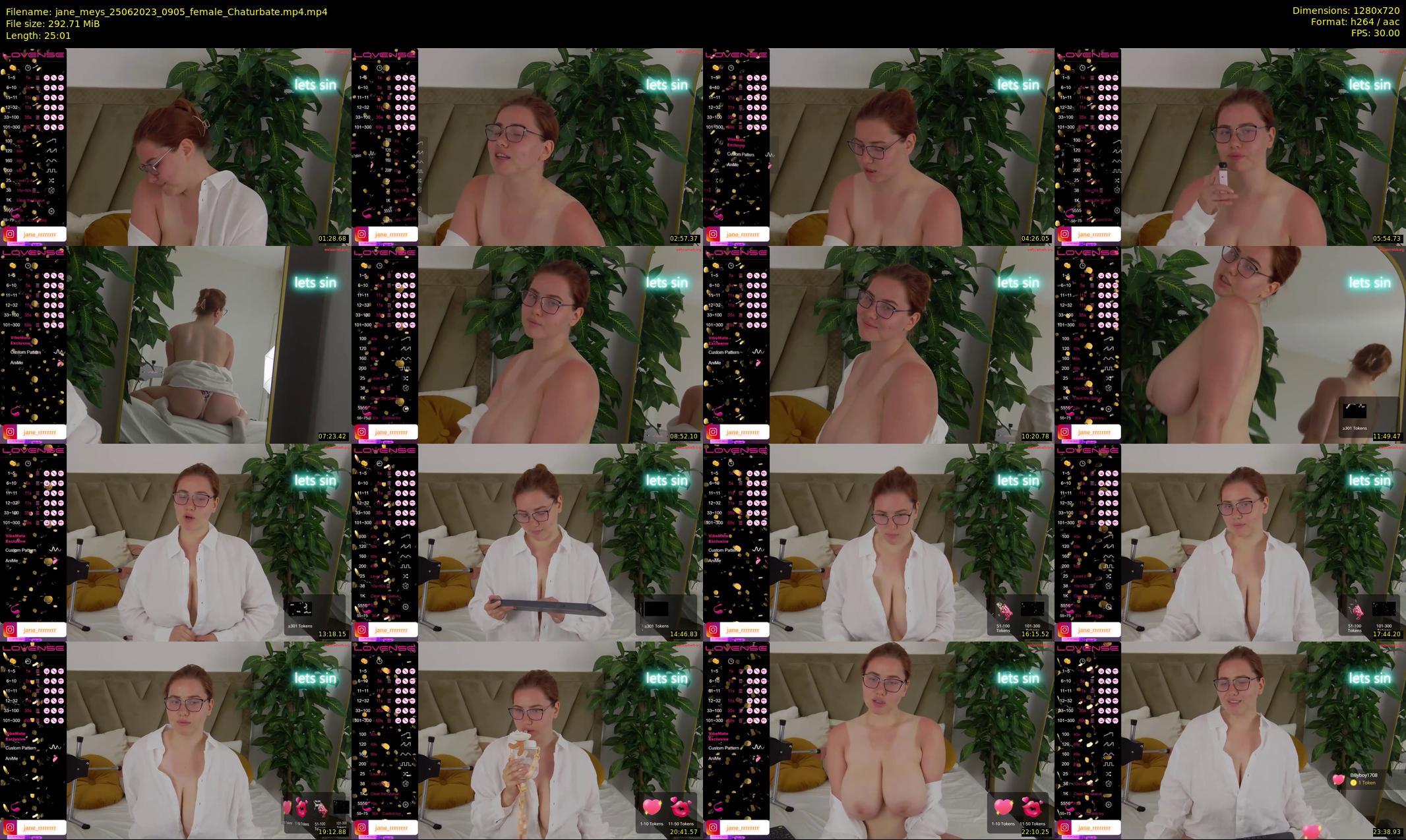 jane_meys — 26 minute Chaturbate female cam show recording, 720p, Jun 25, 2023