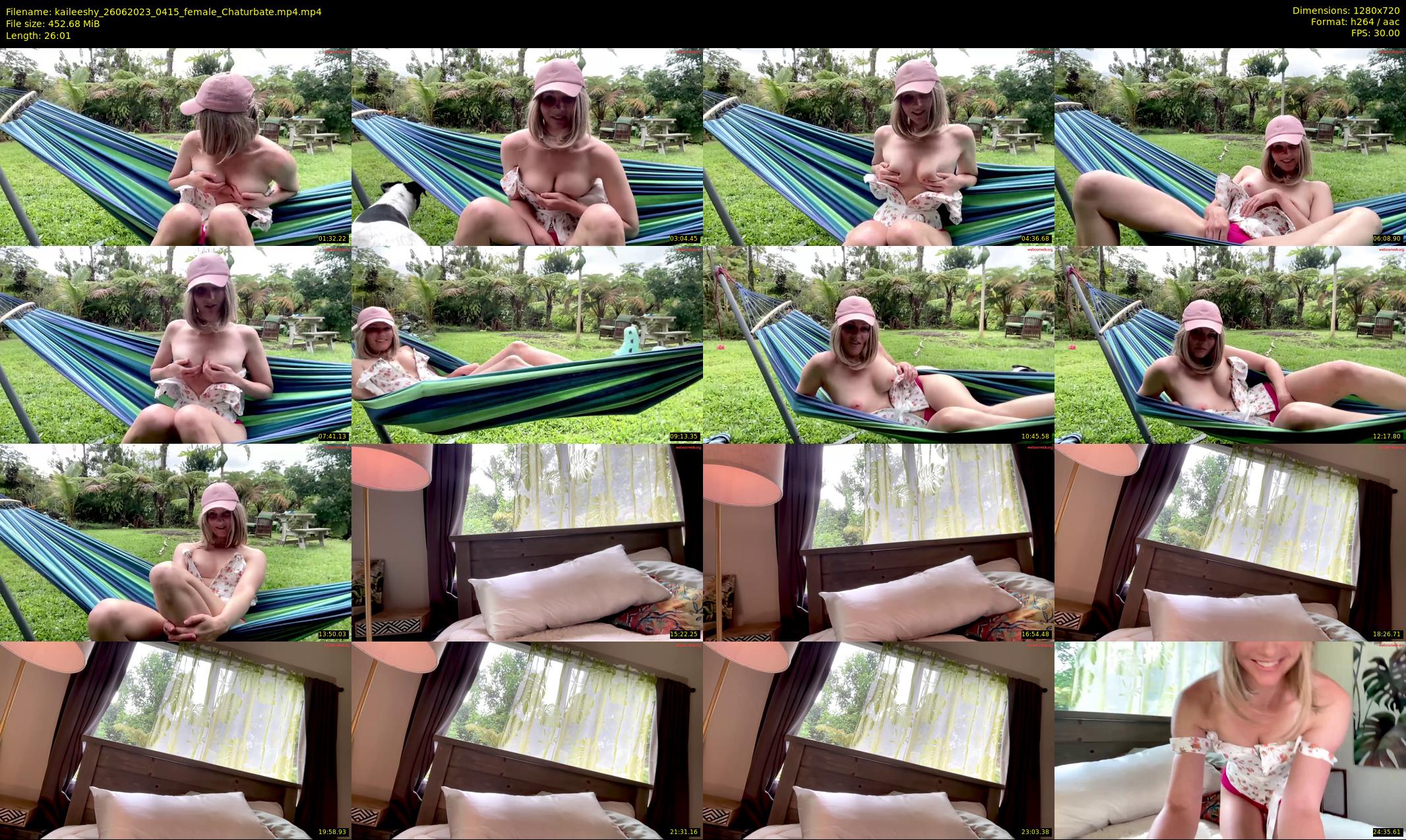 kaileeshy — 27 minute Chaturbate female cam show recording, 720p, Jun 26, 2023