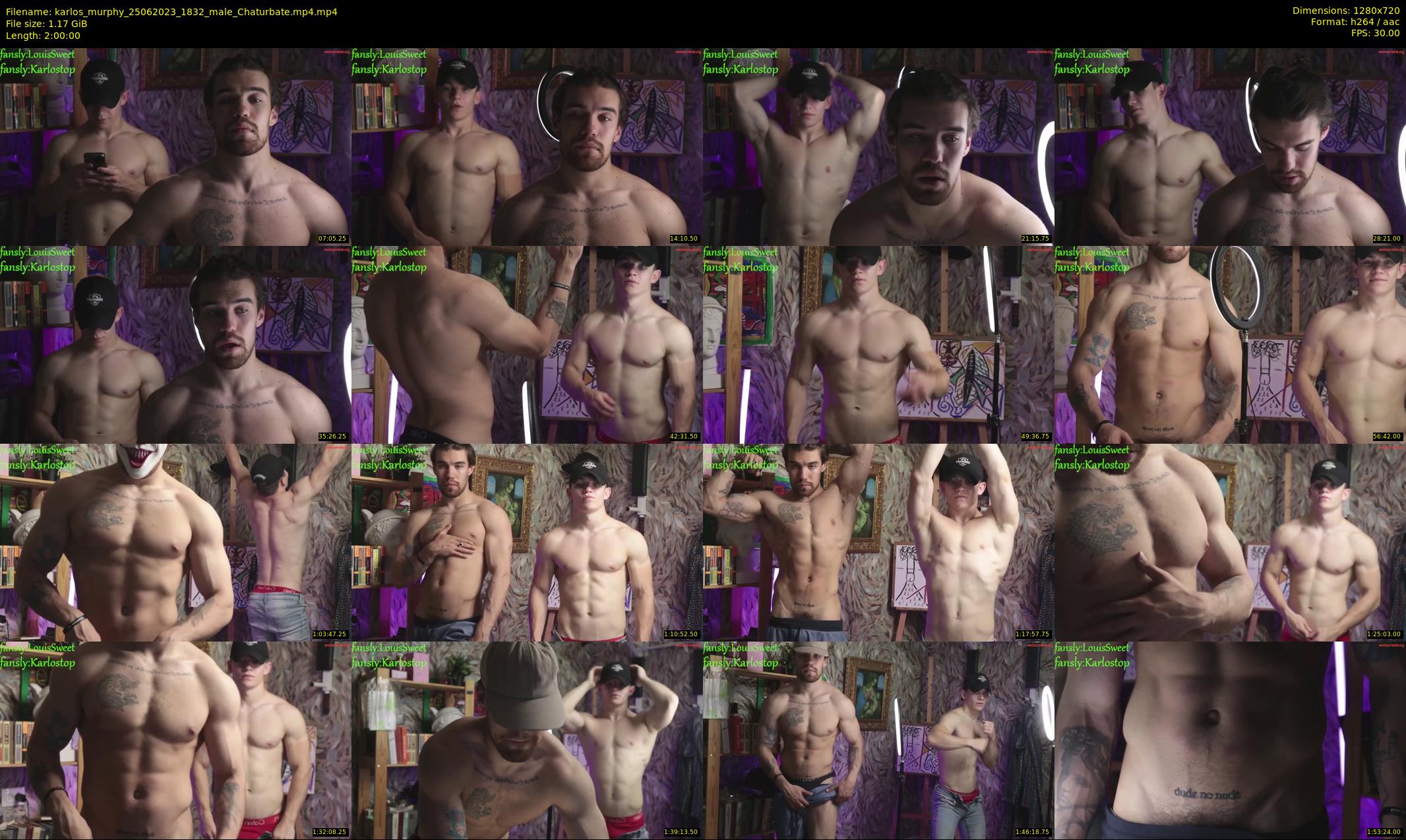 karlos_murphy — 120 minute Chaturbate male cam show recording, 720p, Jun 25, 2023