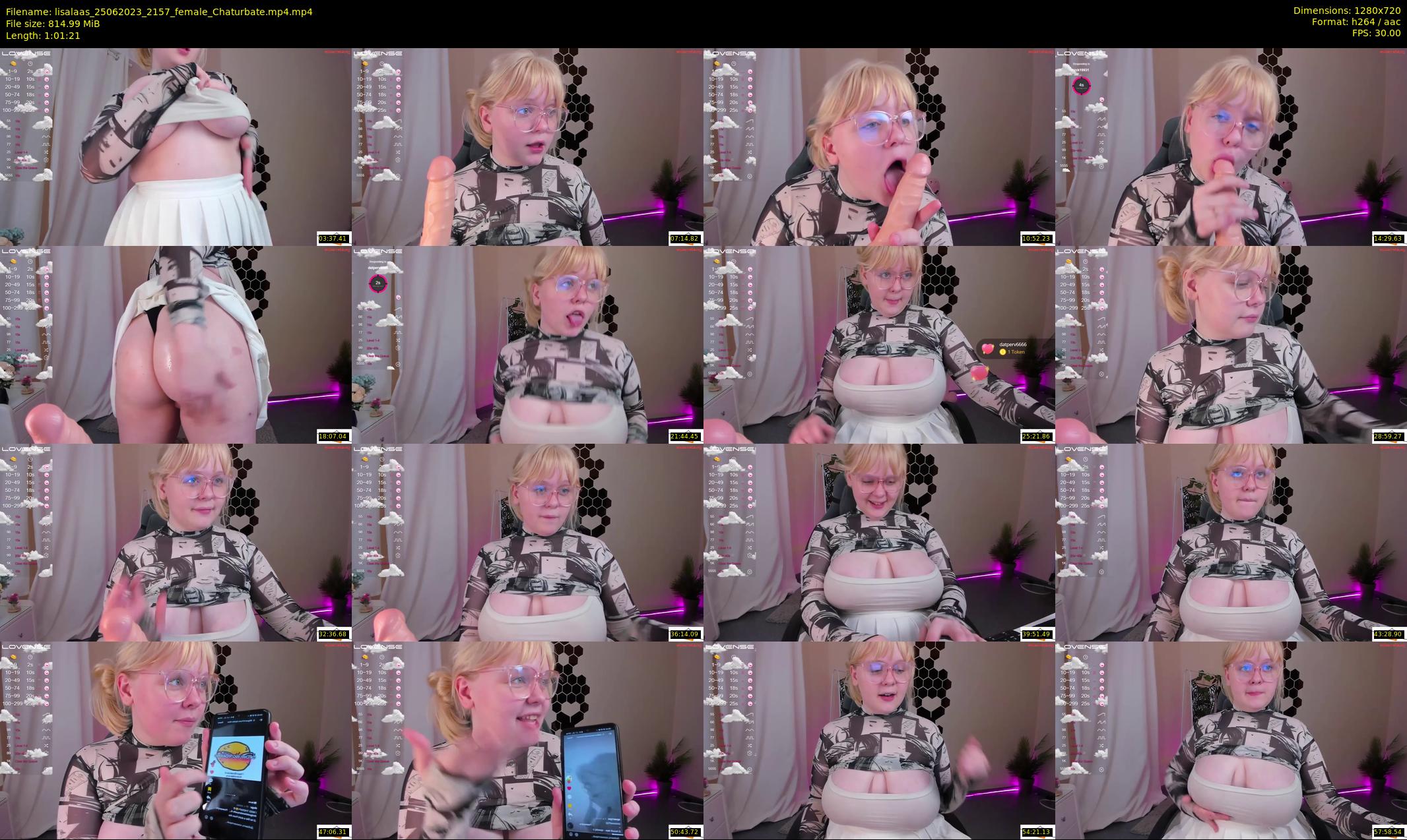 lisalaas — 62 minute Chaturbate female cam show recording, 720p, Jun 25, 2023