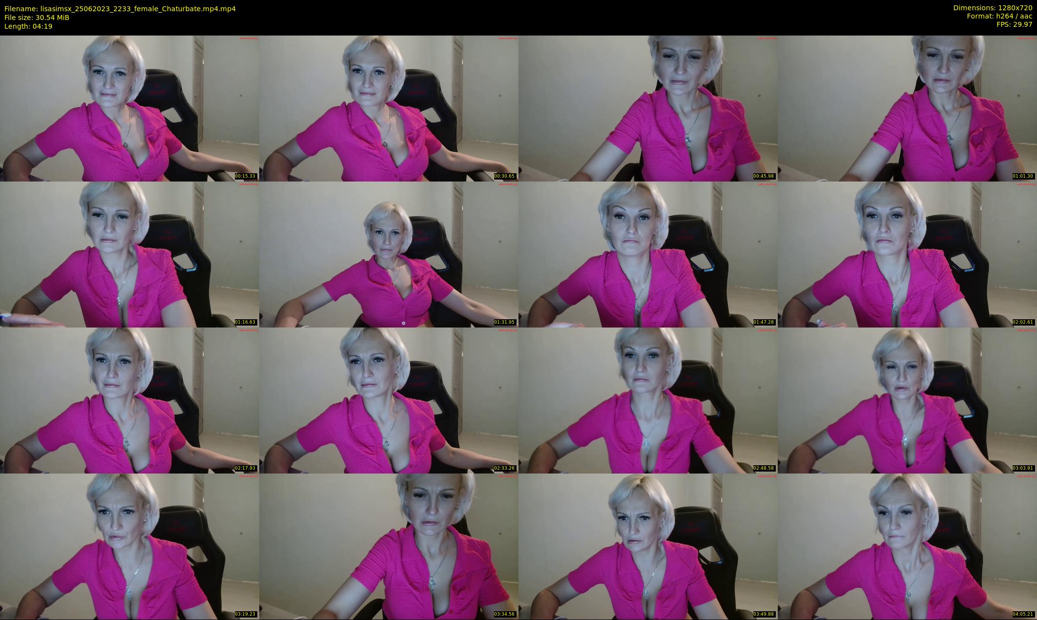 lisasimsx — 5 minute Chaturbate female cam show recording, 720p, Jun 25, 2023