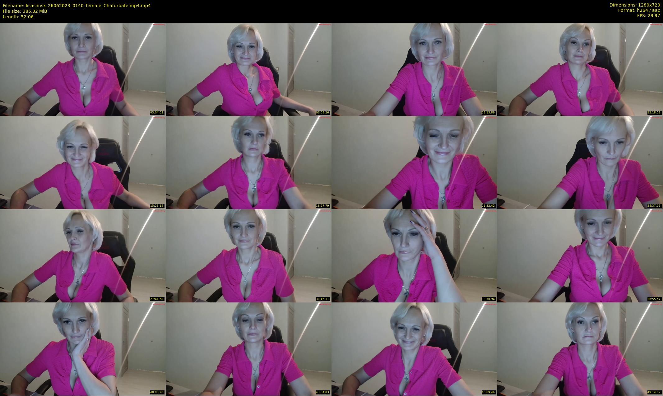 lisasimsx — 53 minute Chaturbate female cam show recording, 720p, Jun 26, 2023