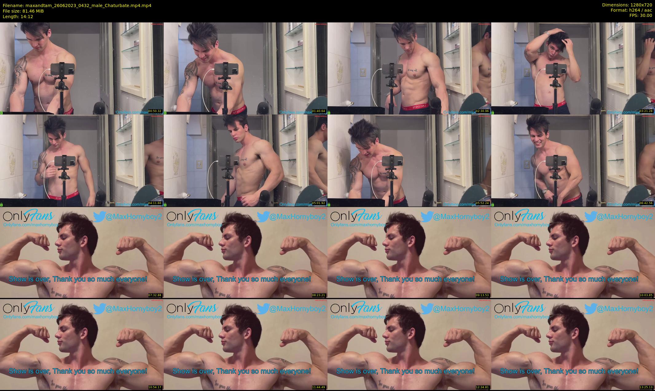 maxandtam — 15 minute Chaturbate couple cam show recording, 720p, Jun 26, 2023