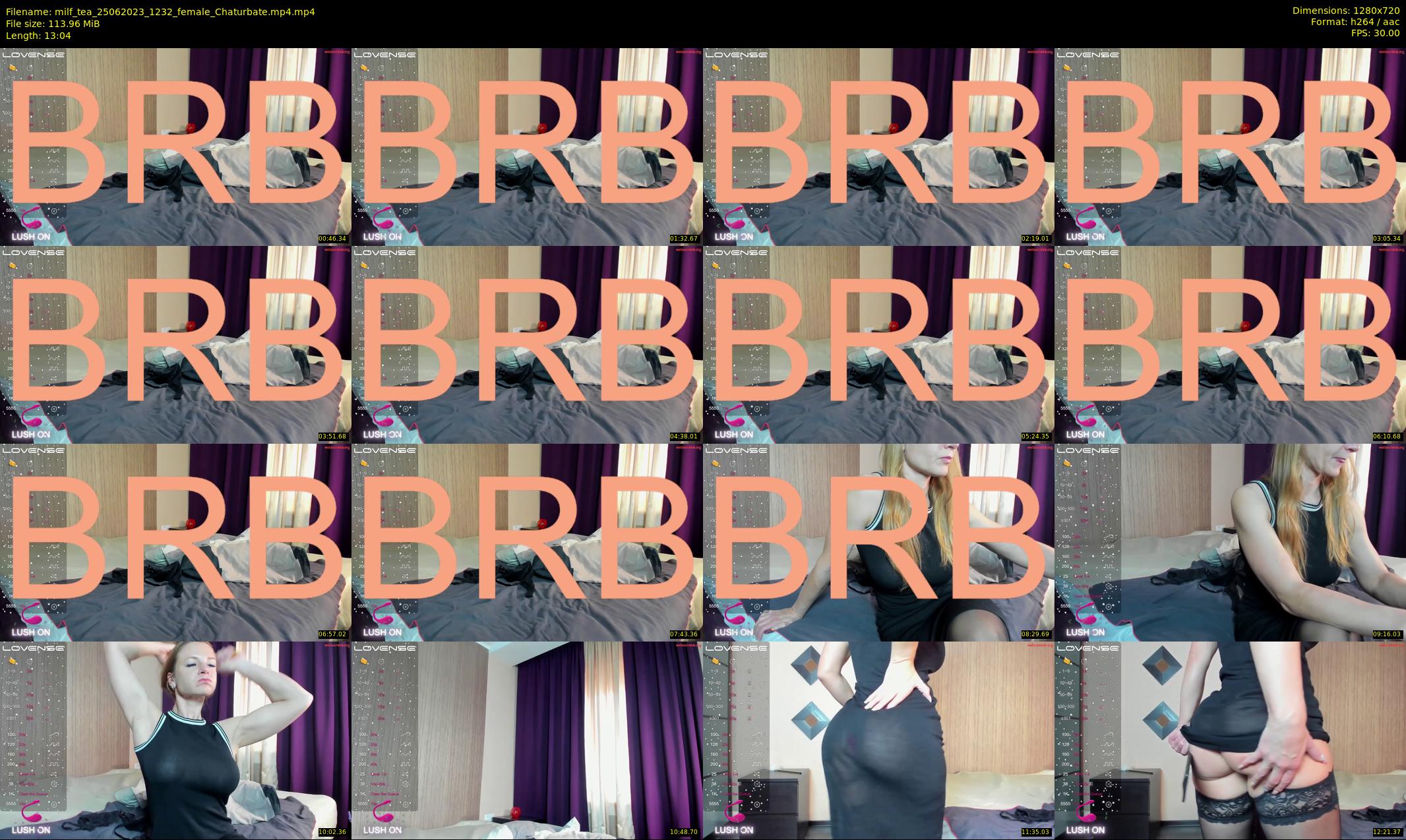 milf_tea — 14 minute Chaturbate female cam show recording, 720p, Jun 25, 2023
