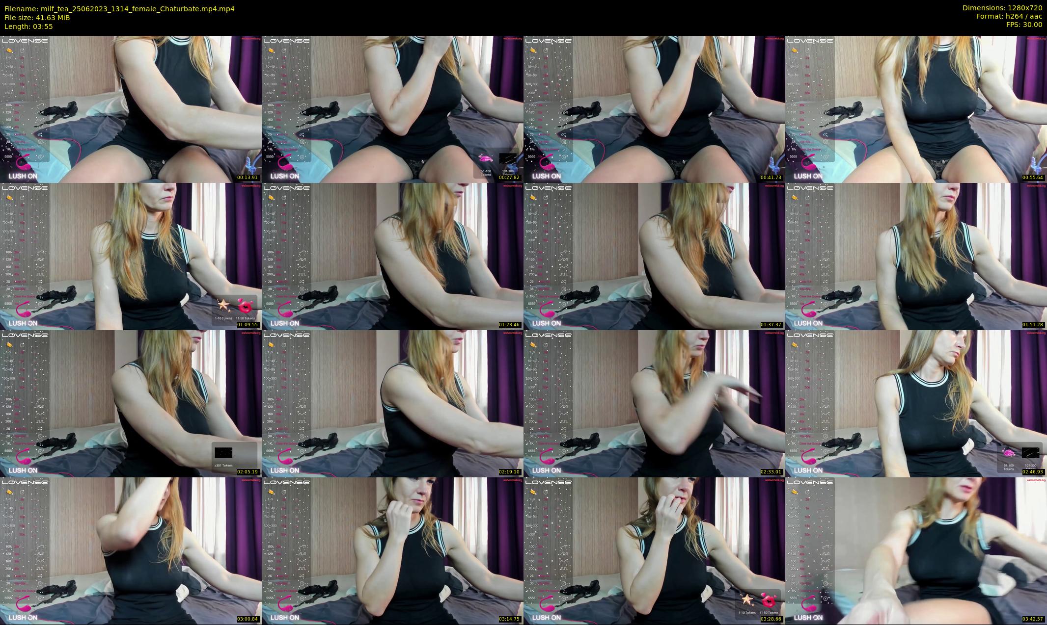 milf_tea — 4 minute Chaturbate female cam show recording, 720p, Jun 25, 2023