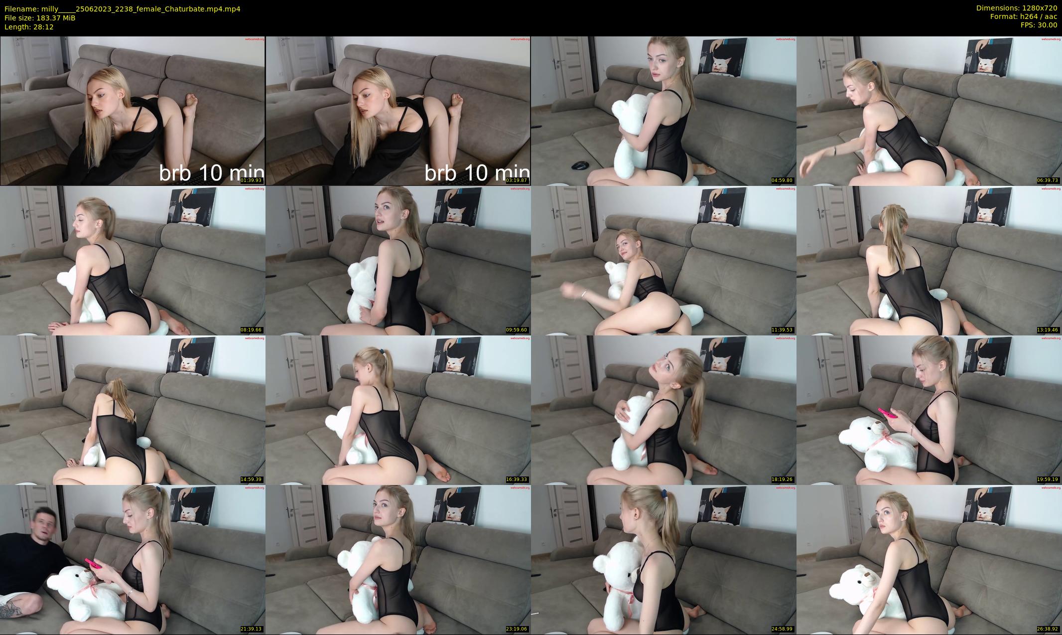 milly____ — 29 minute Chaturbate couple cam show recording, 720p, Jun 25, 2023
