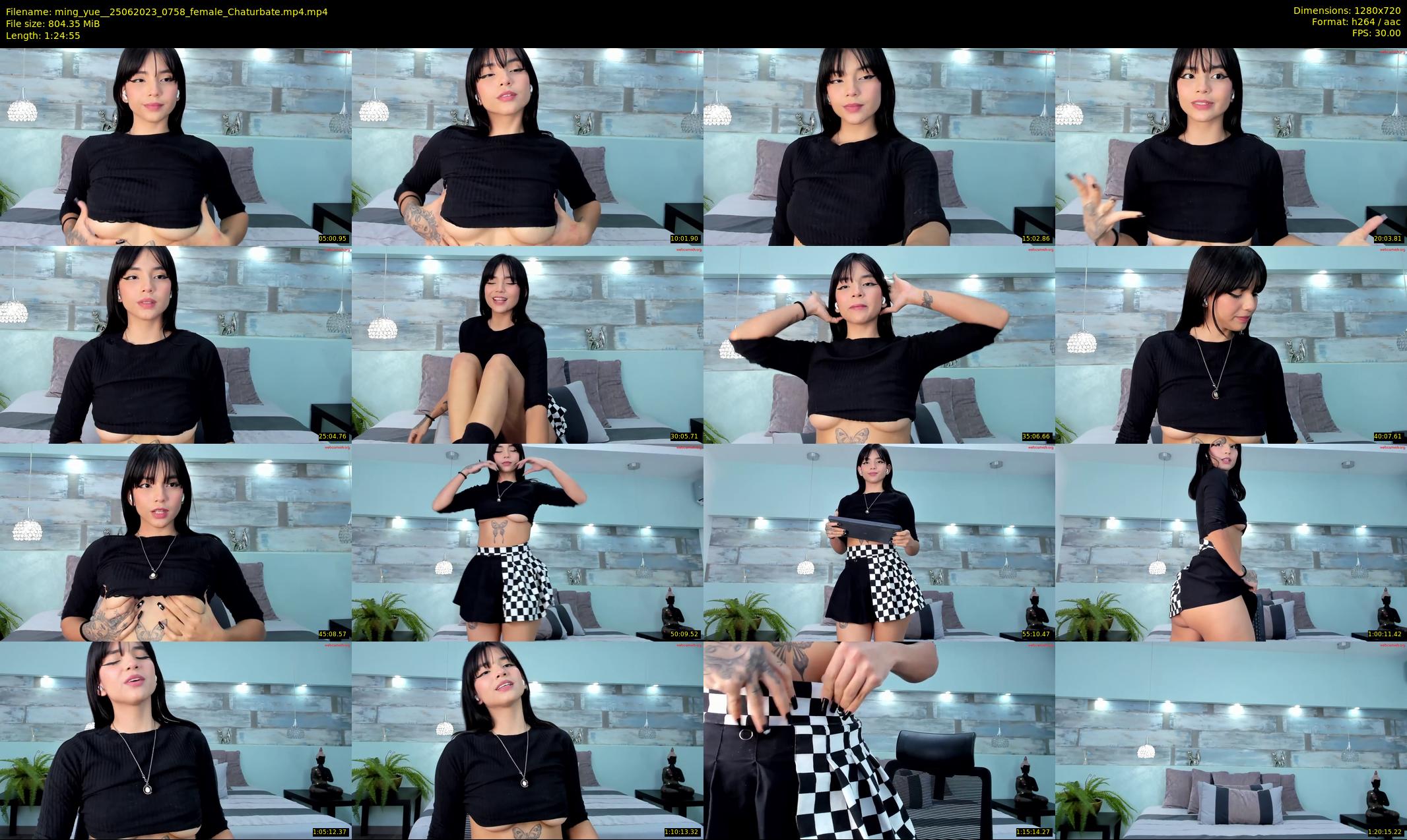 ming_yue_ — 85 minute Chaturbate female cam show recording, 720p, Jun 25, 2023