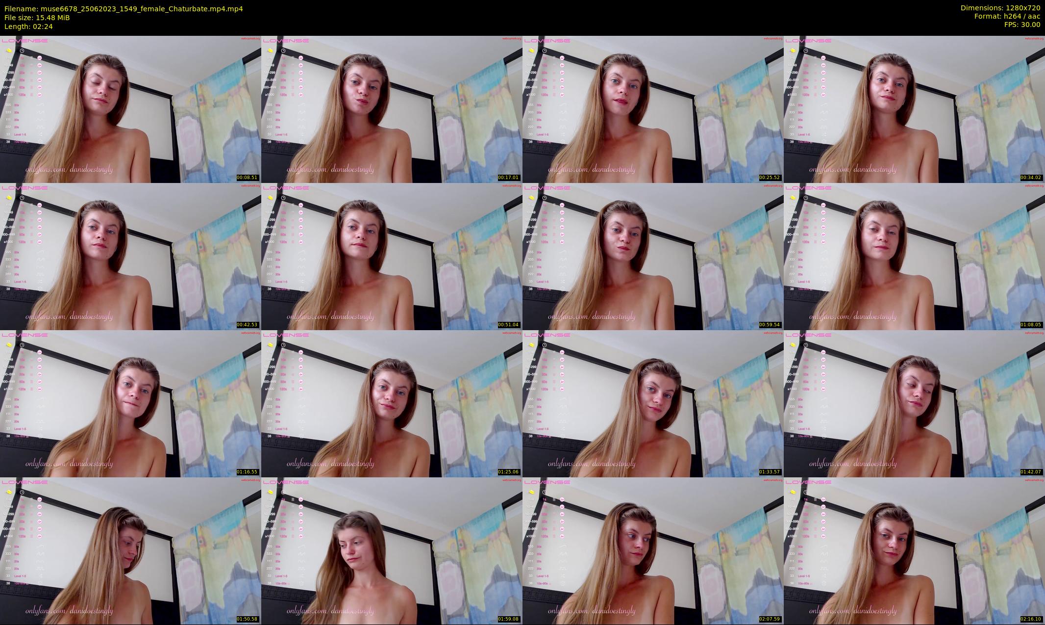 muse6678 — 3 minute Chaturbate female cam show recording, 720p, Jun 25, 2023