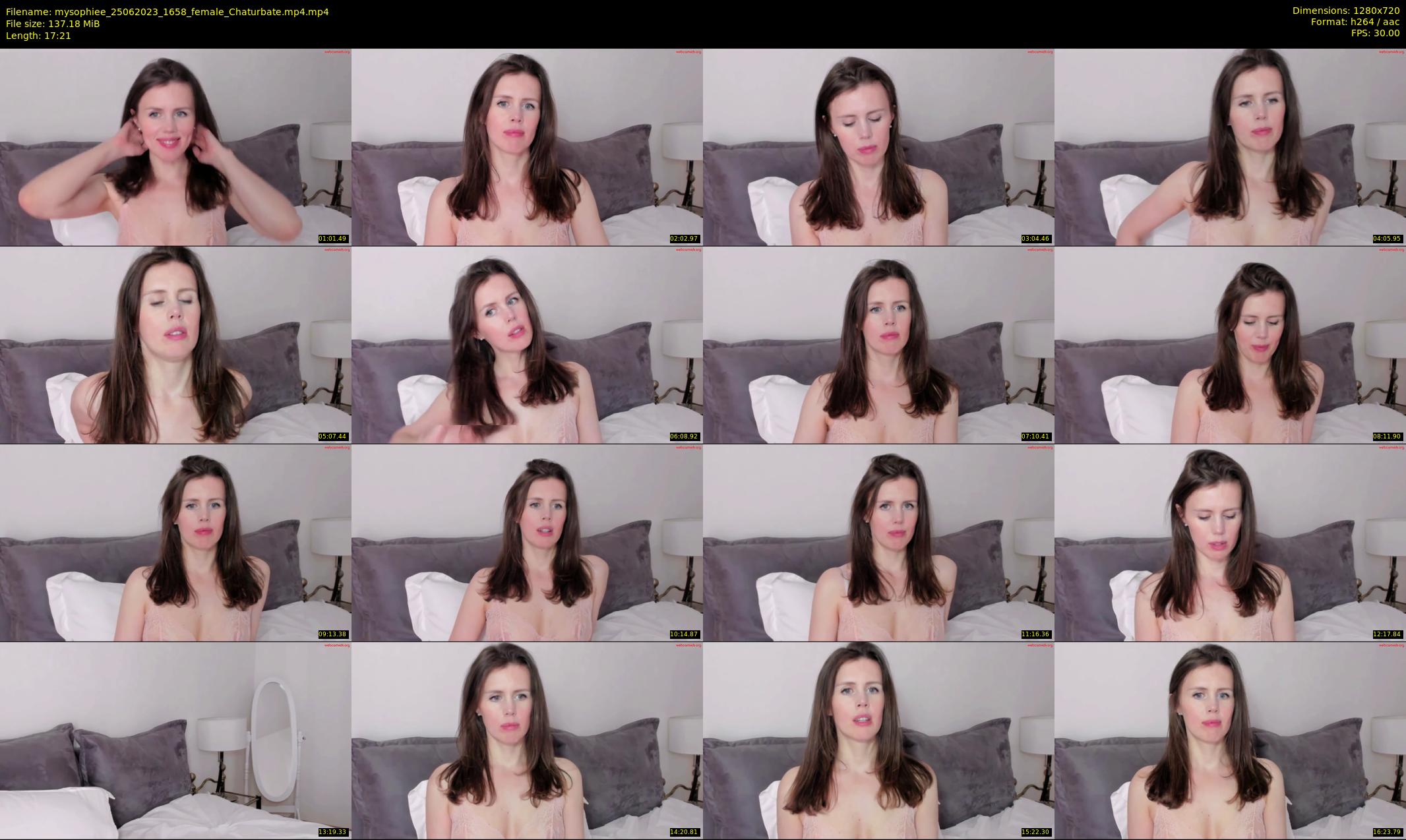 mysophiee — 18 minute Chaturbate female cam show recording, 720p, Jun 25, 2023