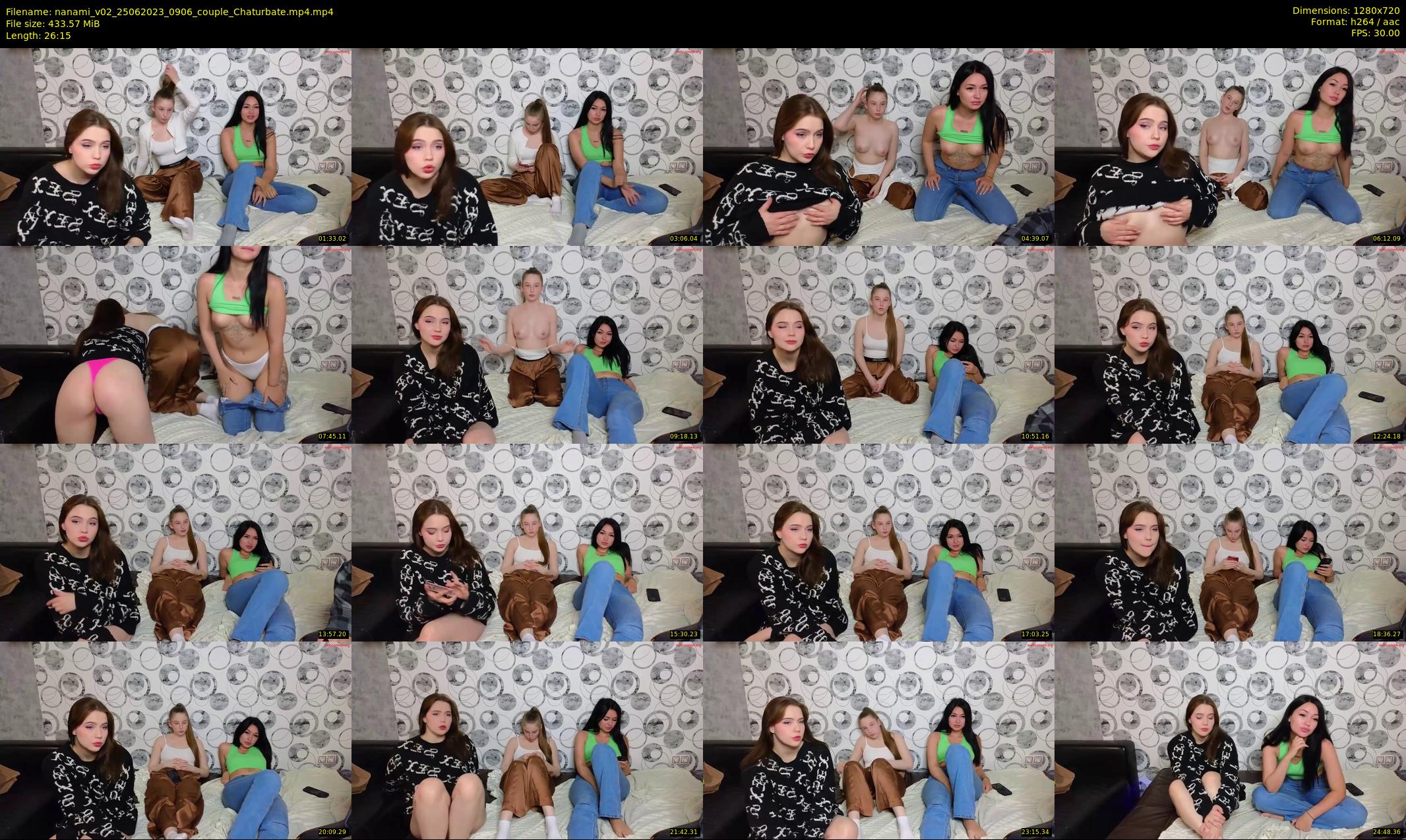 nanami_v02 — 27 minute Chaturbate couple cam show recording, 720p, Jun 25, 2023