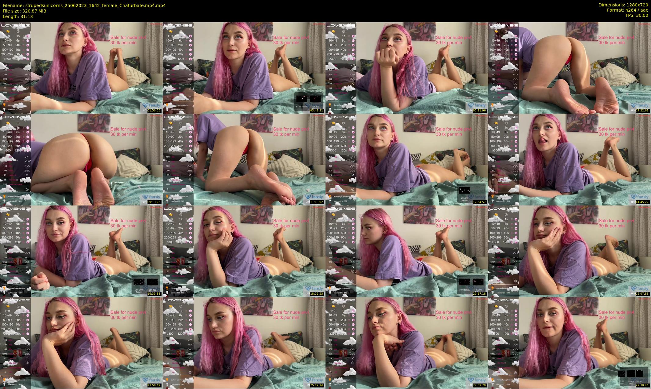 strupedsunicorns — 32 minute Chaturbate couple cam show recording, 720p, Jun 25, 2023